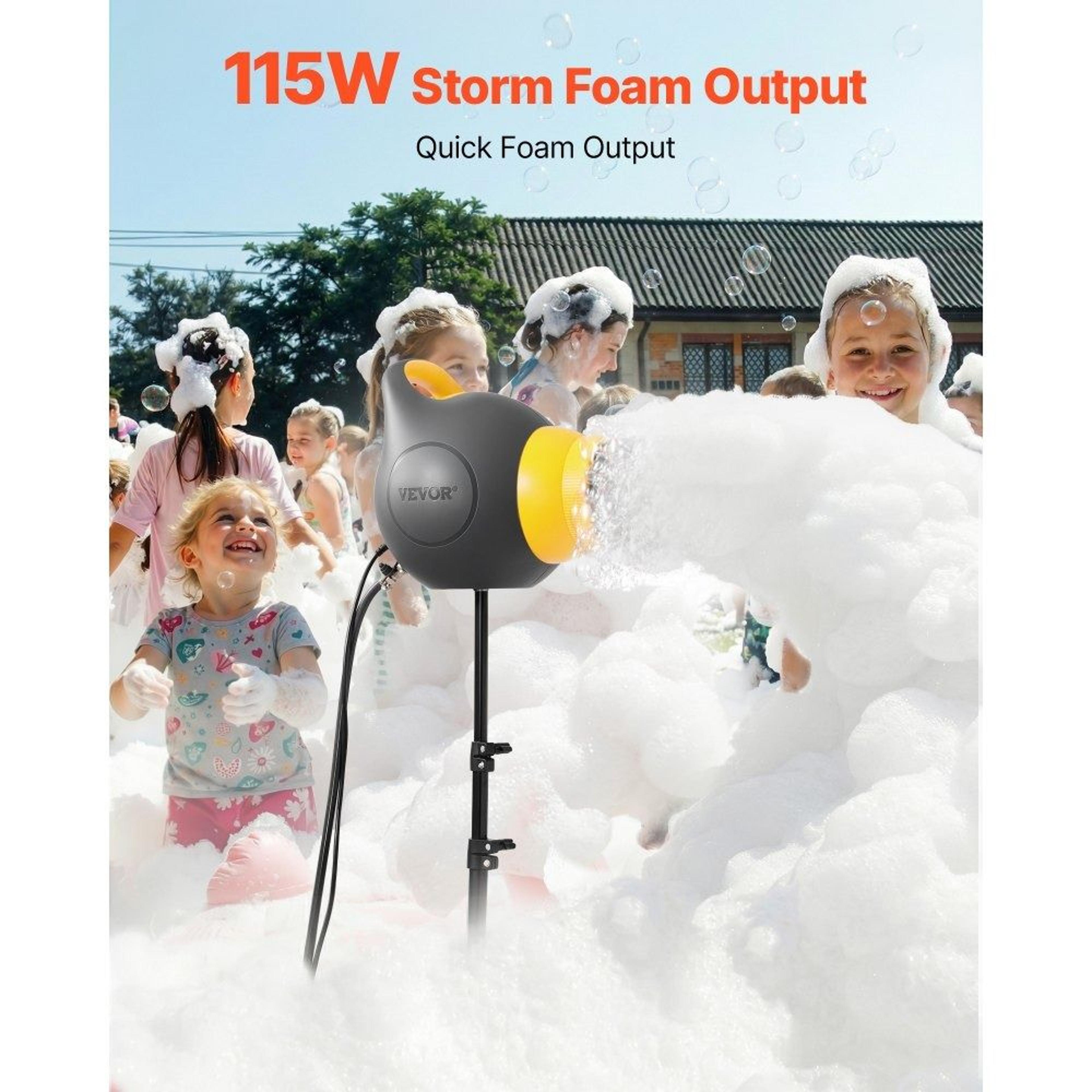 Foam Party Machine With Tripod Stand For Backyard Pool Events  Birthday Celebrations 3