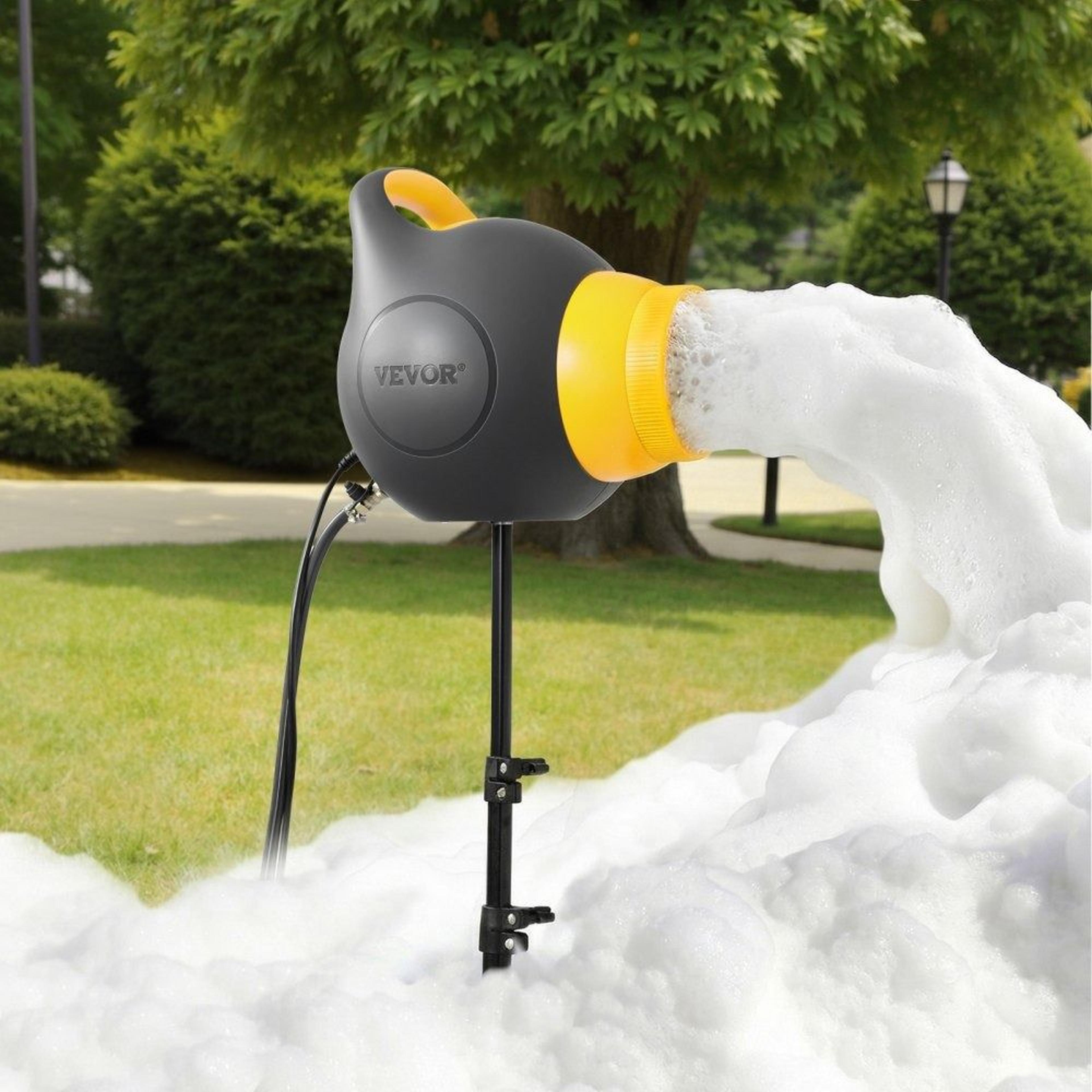 foam party machine with tripod stand for backyard pool events & birthday celebrations