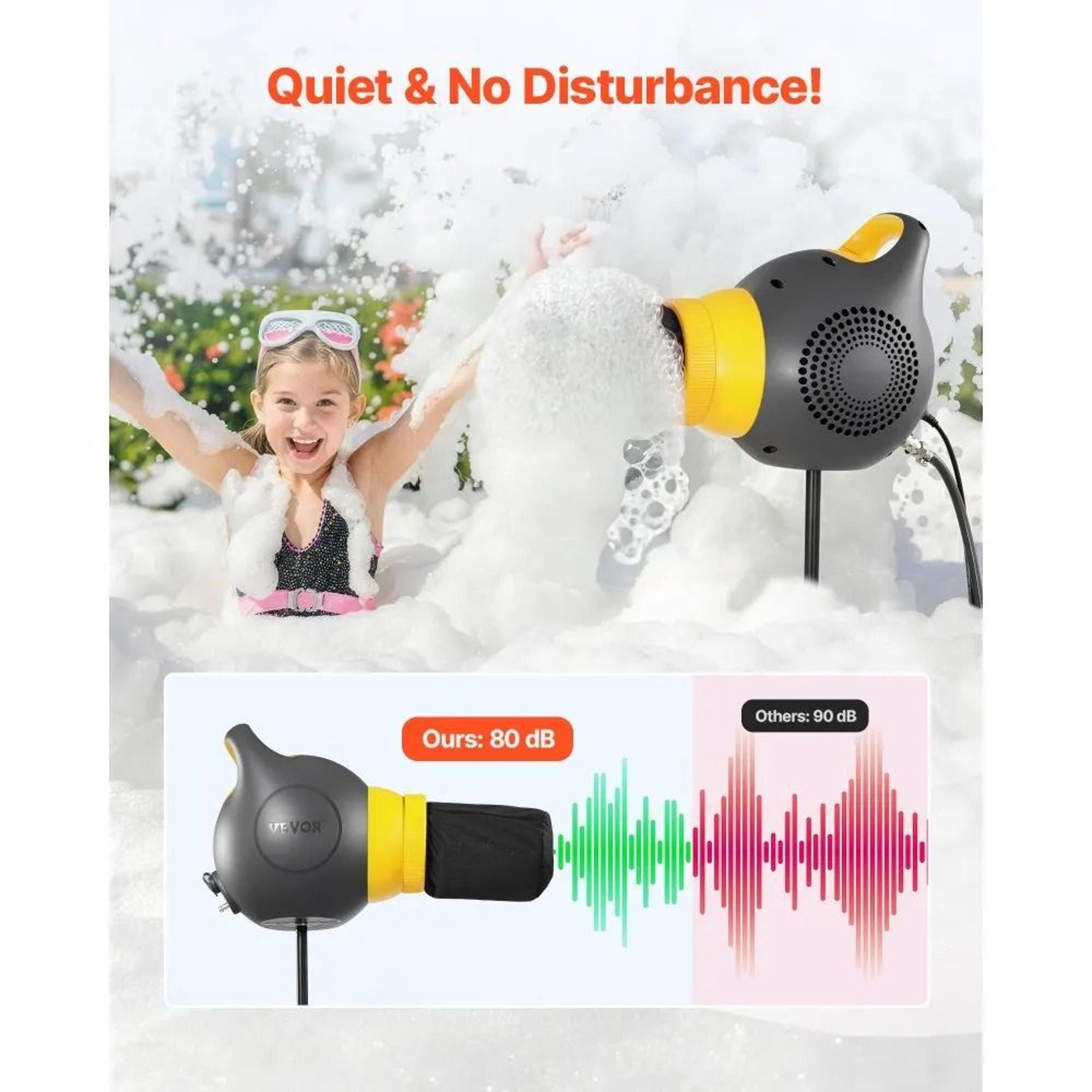 Foam Party Machine With Tripod Stand For Backyard Pool Events  Birthday Celebrations 1