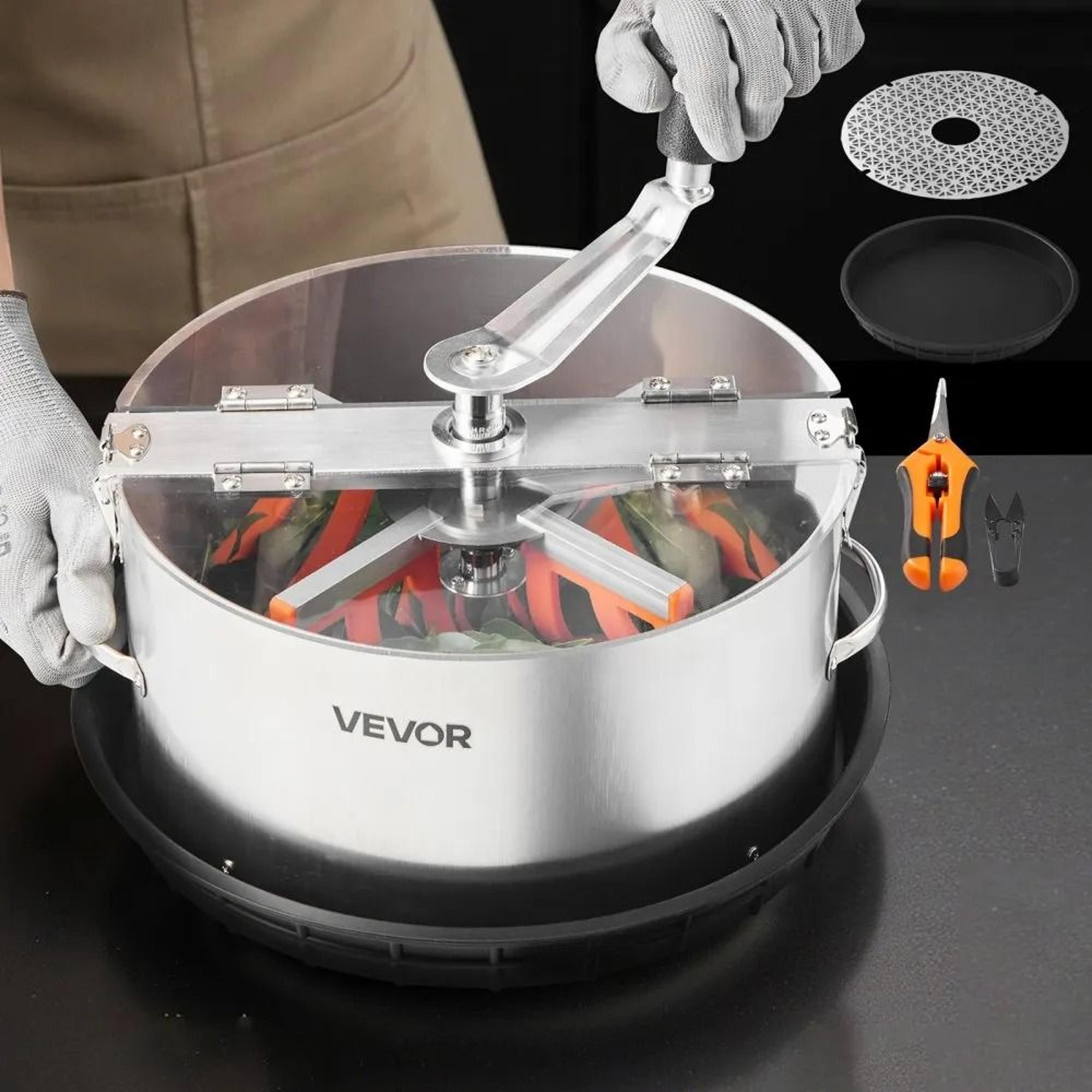 manual bud leaf trimmer bowl for wet & dry hydroponic harvesting