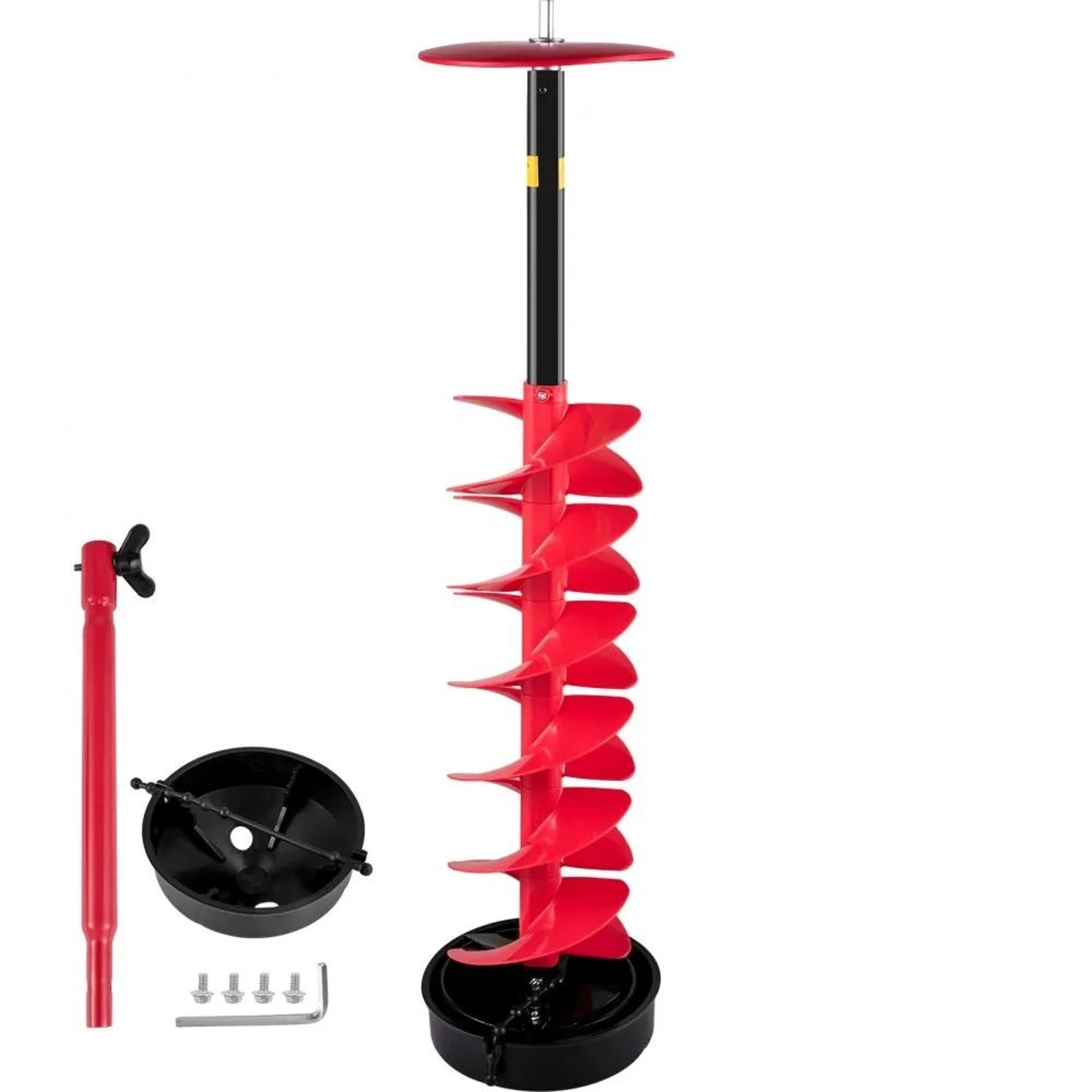 premium ice fishing drill auger bit with extension & adapter