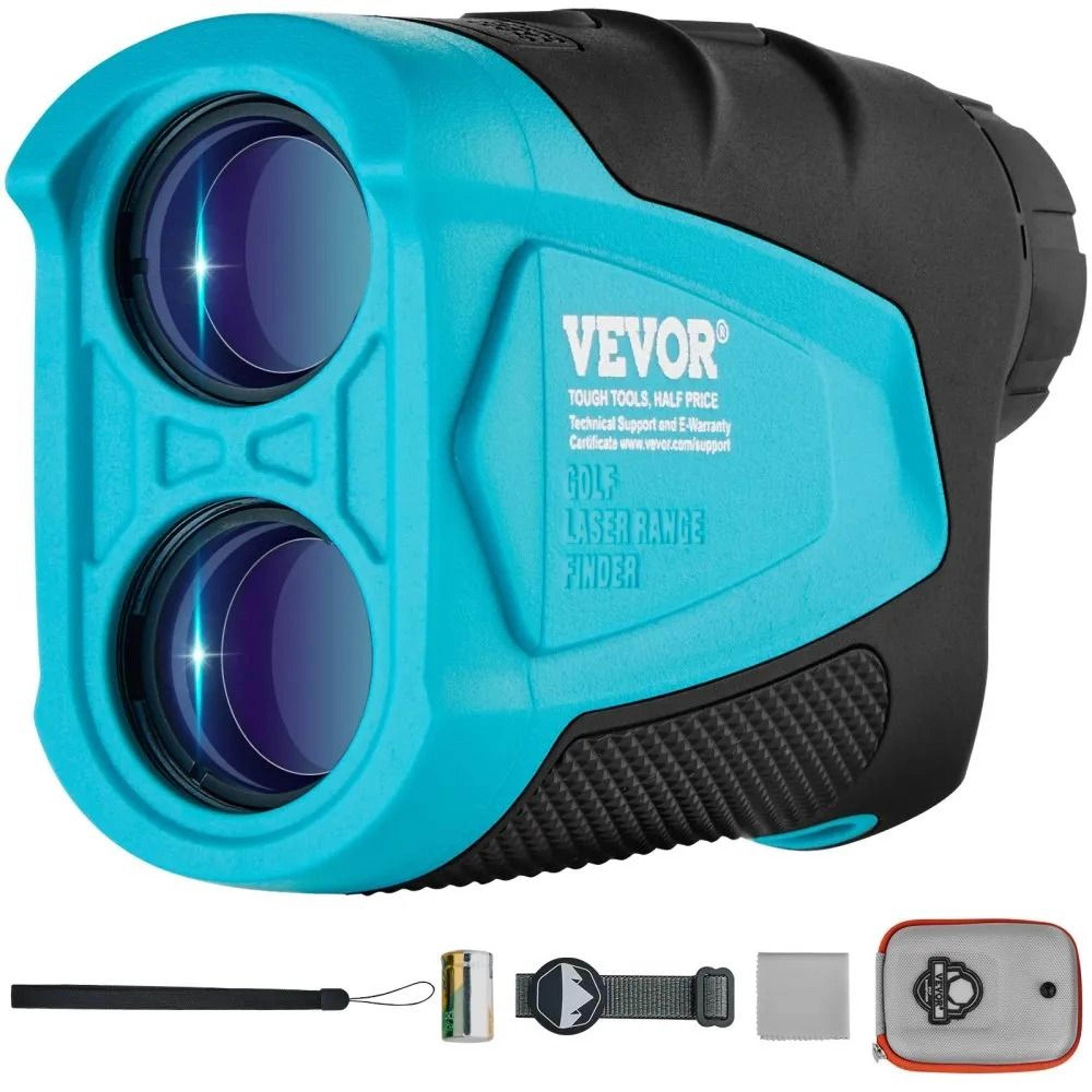 900y golf rangefinder with slope, flag lock & magnetic mount
