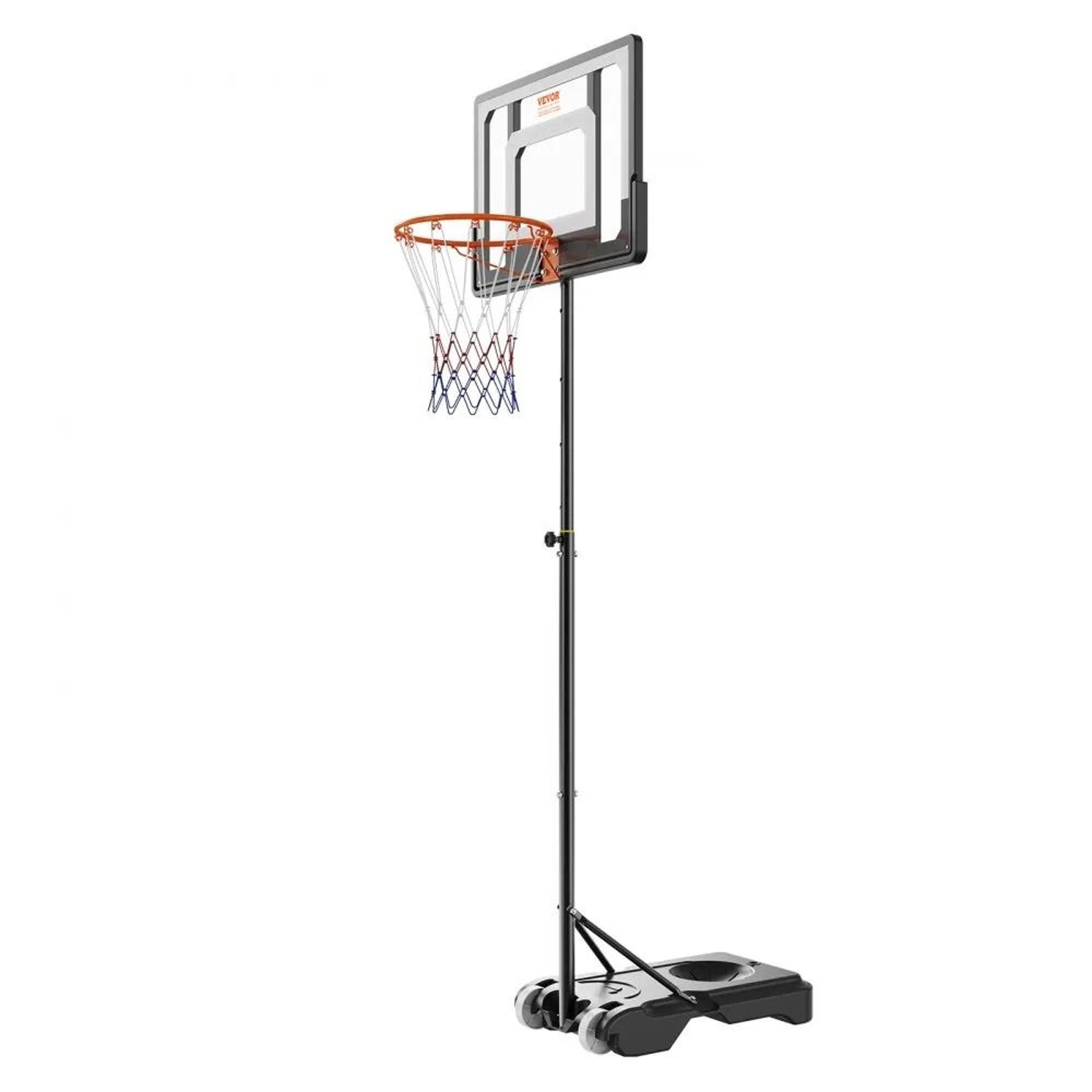 Portable Basketball Hoop 57 FT Adjustable Goal With Wheels  Fillable Base For Kids And Adults 9