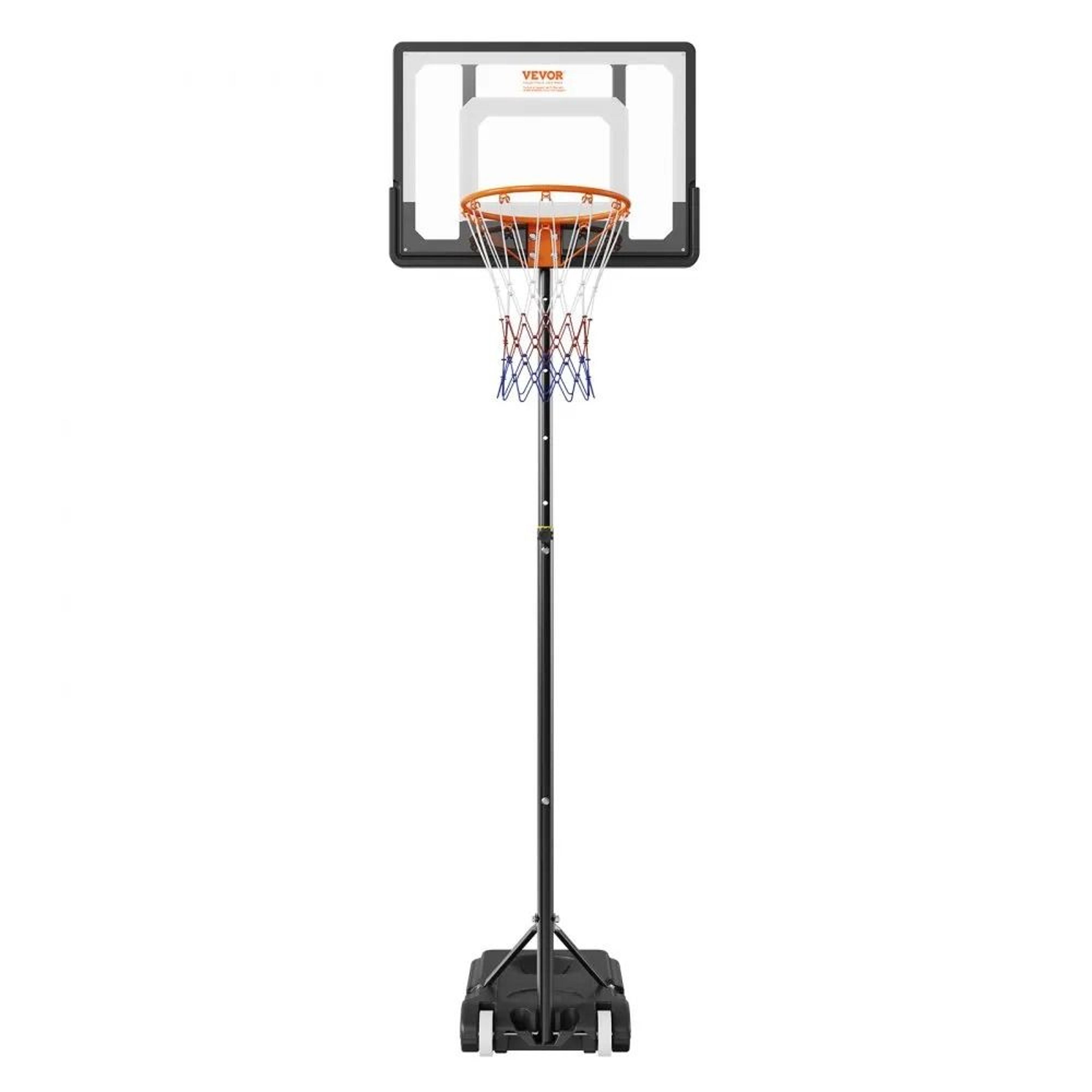 Portable Basketball Hoop 57 FT Adjustable Goal With Wheels  Fillable Base For Kids And Adults 10