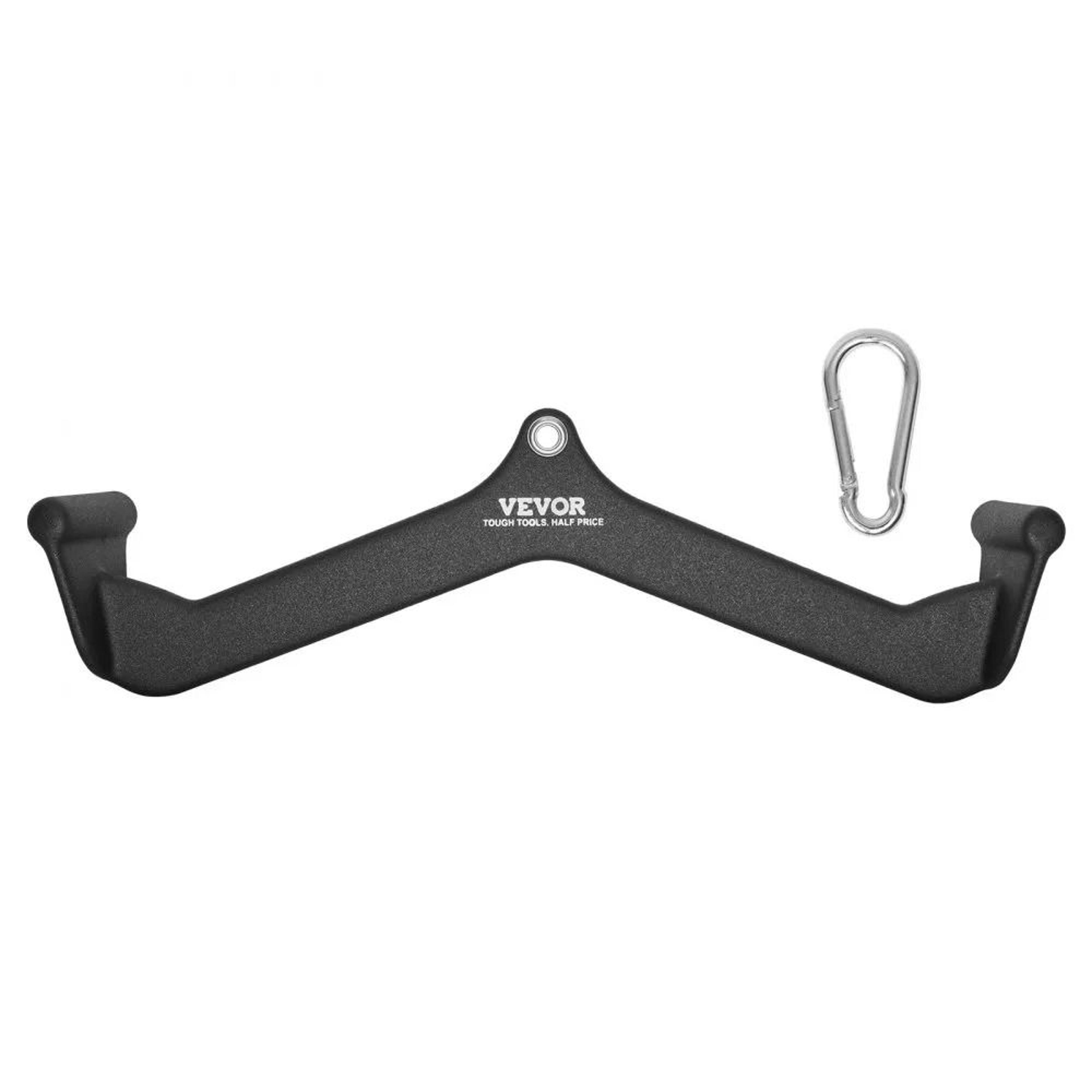 premium heavy duty home gym lat pulldown attachment & v bar cable machine accessory