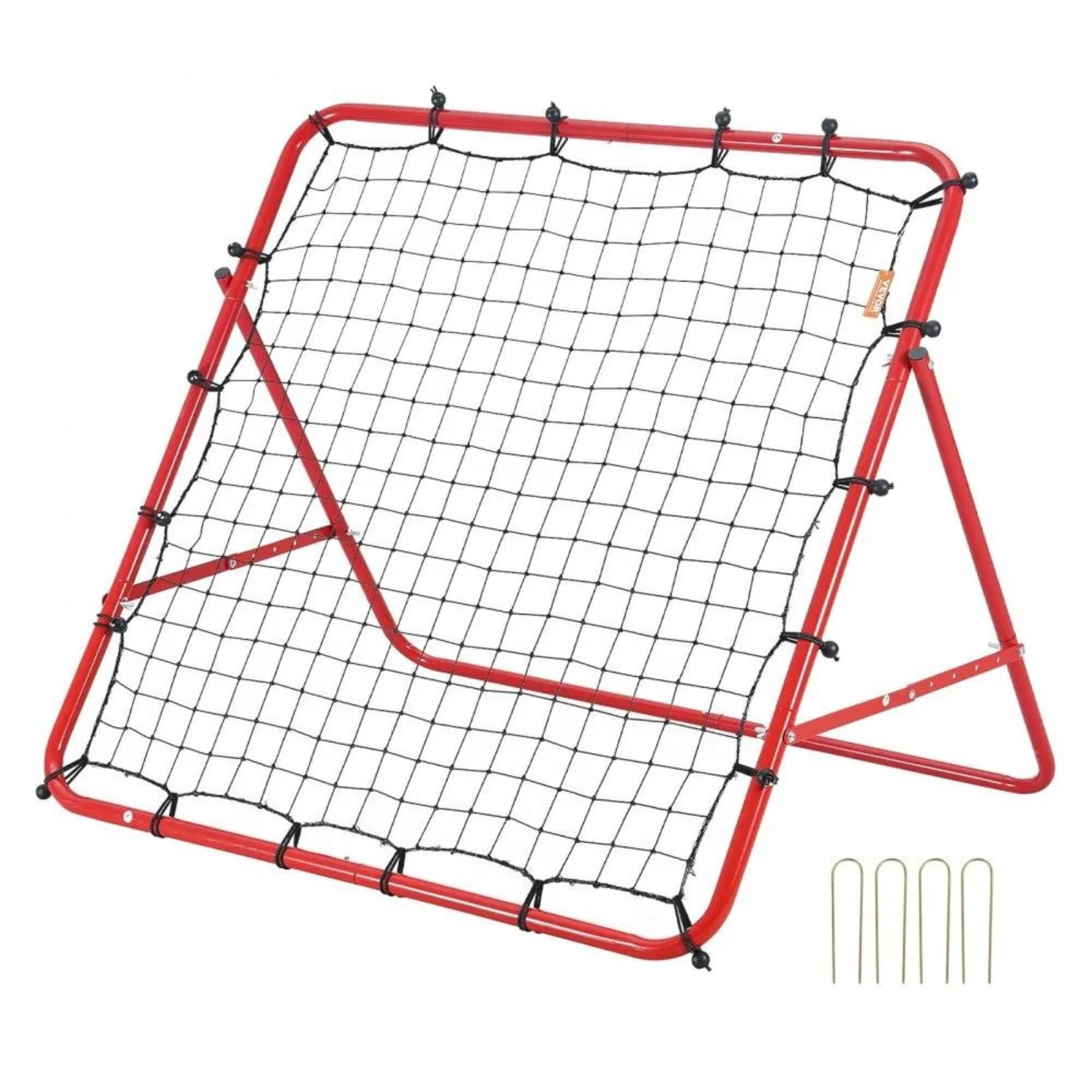 adjustable soccer rebounder net portable football trainer for kids & teens