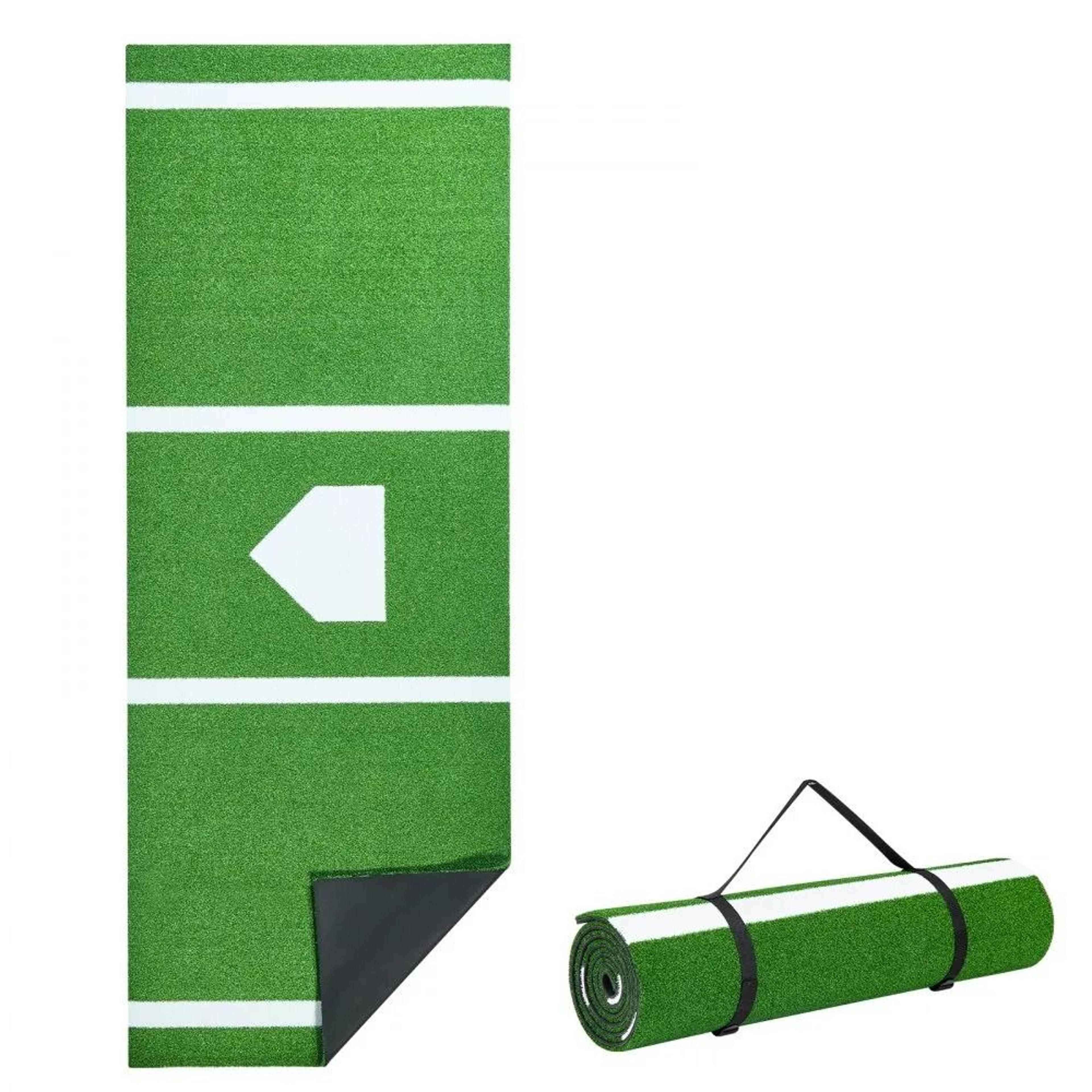 portable baseball hitting mat 10x3.8 ft indoor outdoor softball batting mat