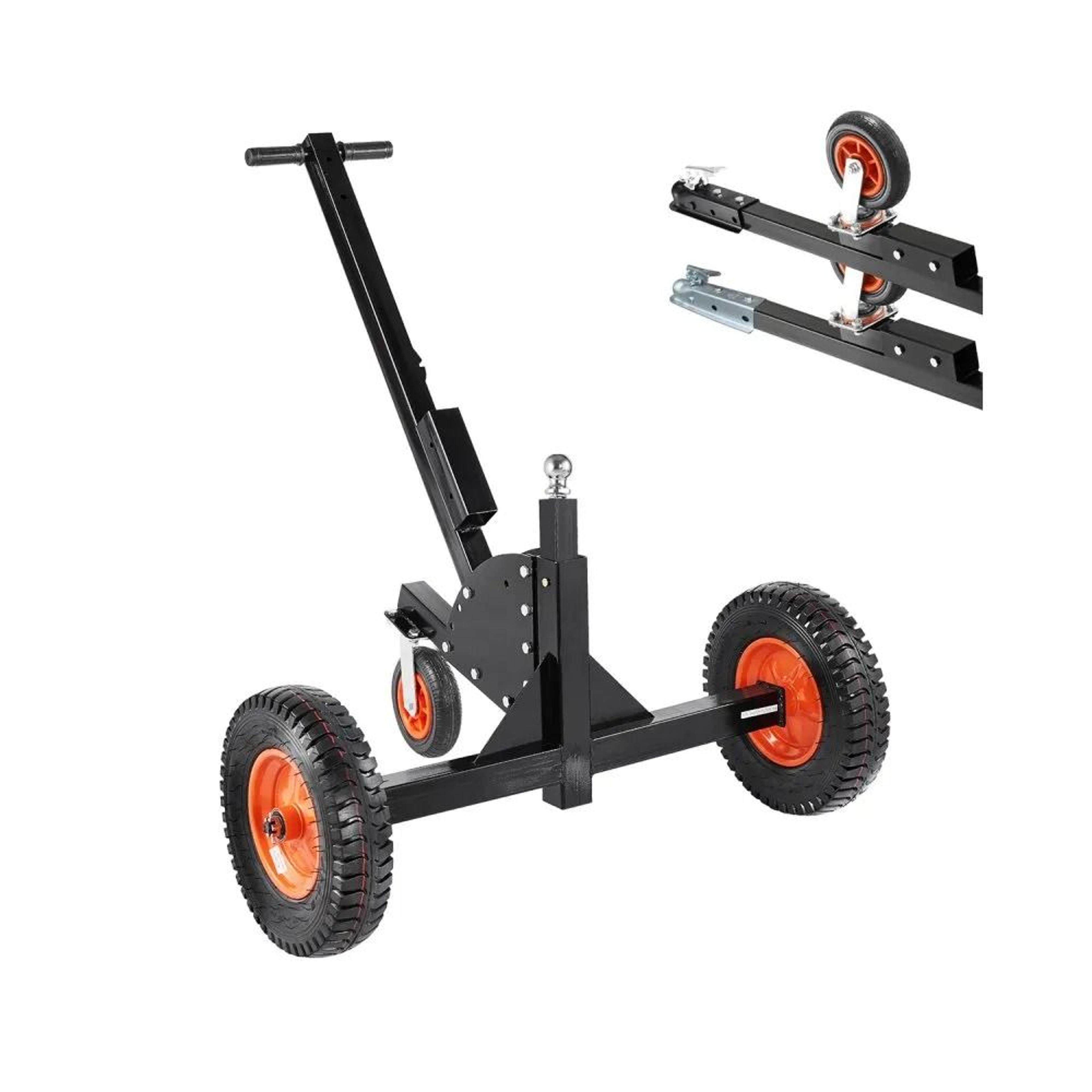 heavy duty trailer dolly 1500lb capacity with 2 inch ball & pneumatic tires