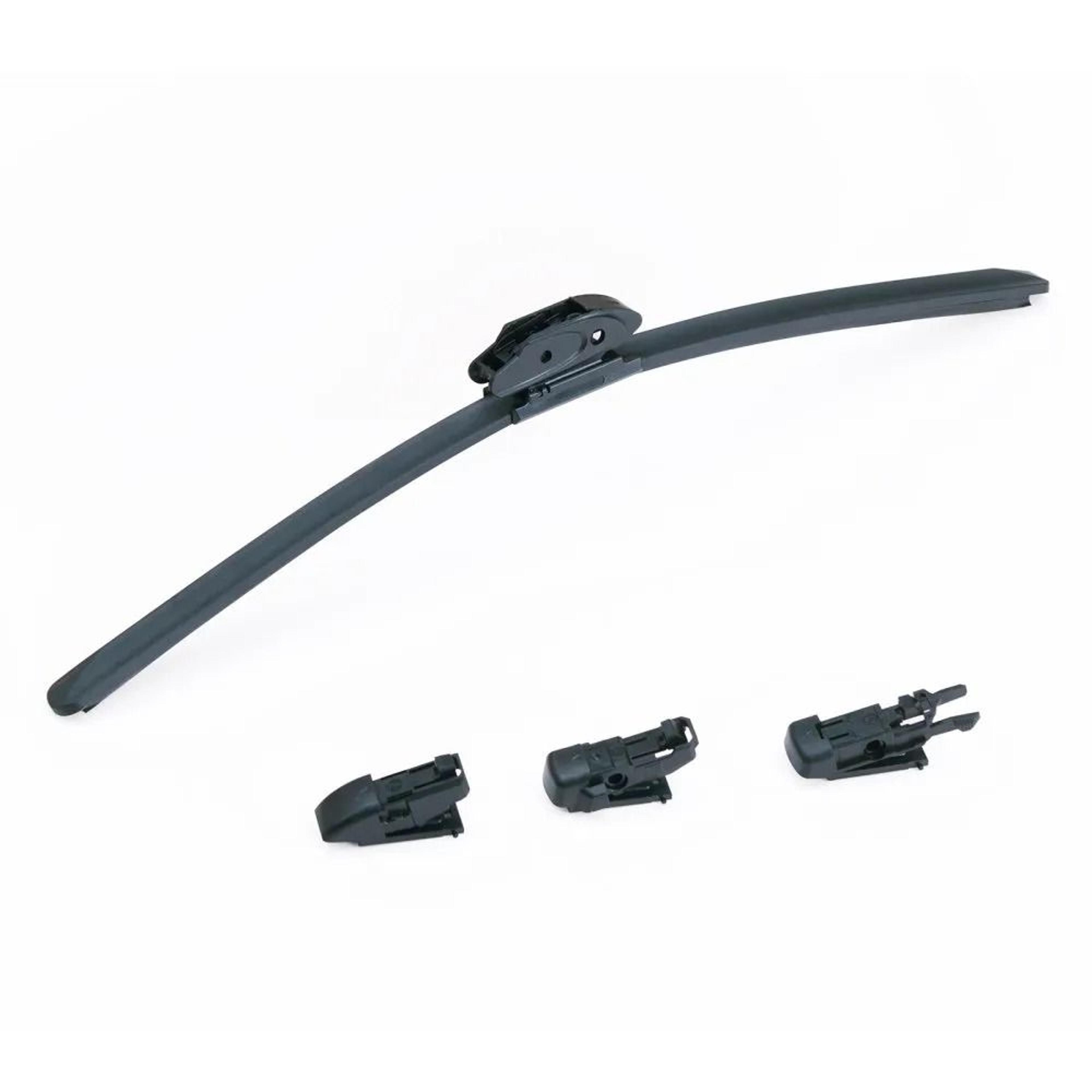 universal windshield wiper blades with quiet rubber edge & easy fit clips