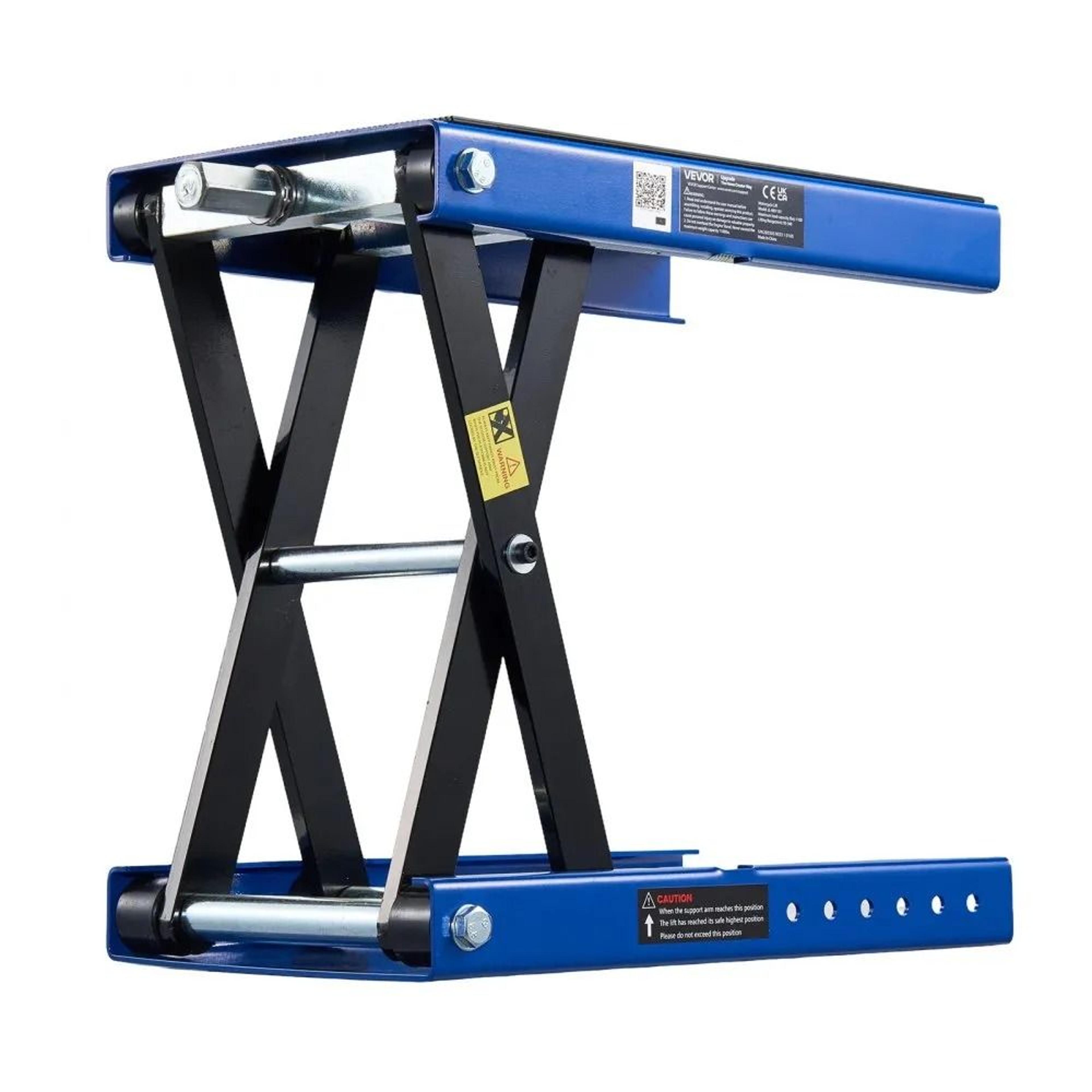 HeavyDuty Motorcycle Lift Jack 1100 Lbs Adjustable Motorcycle Scissor Lift Stand 9