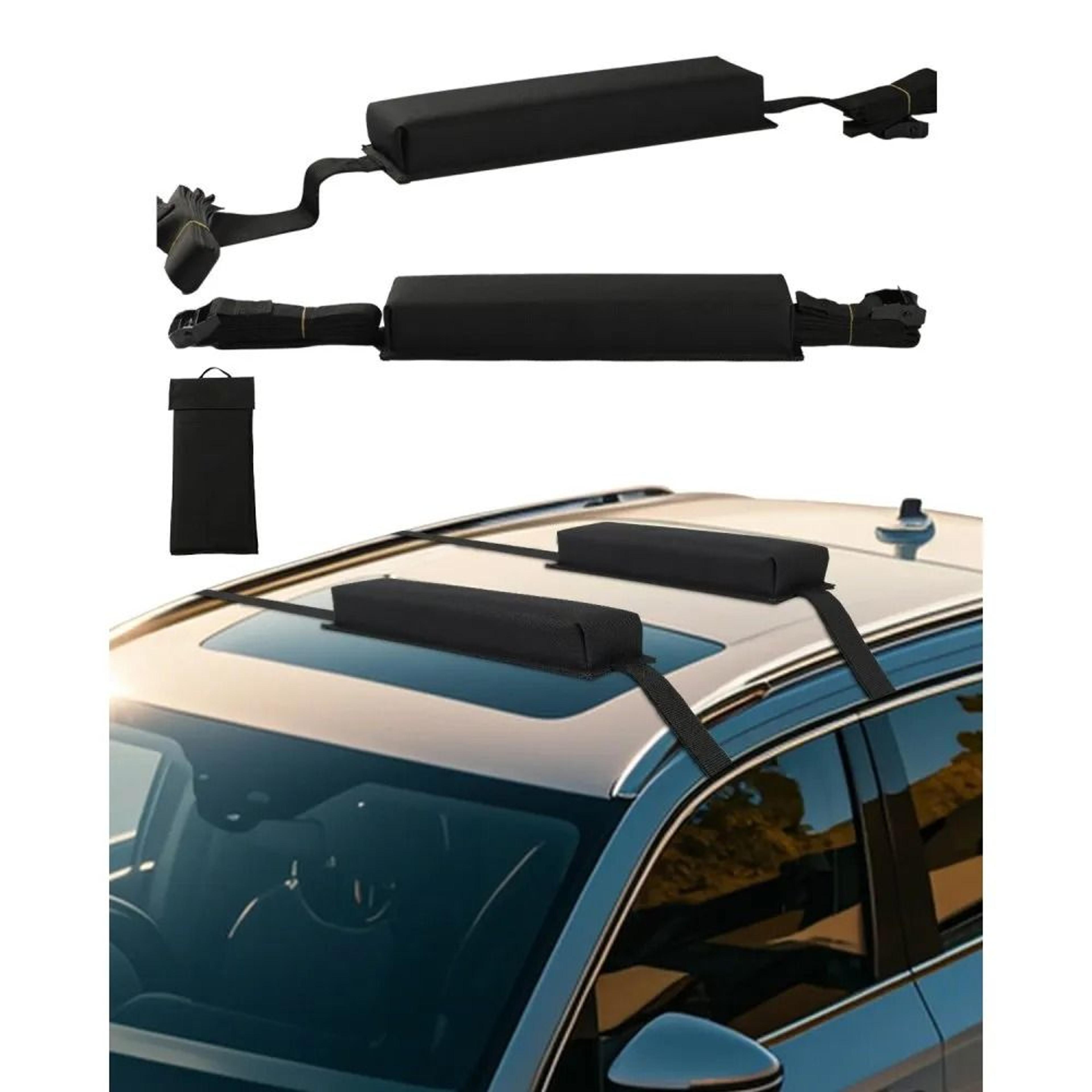 universal soft roof rack pads for kayaks, surfboards & sups with 176lbs capacity