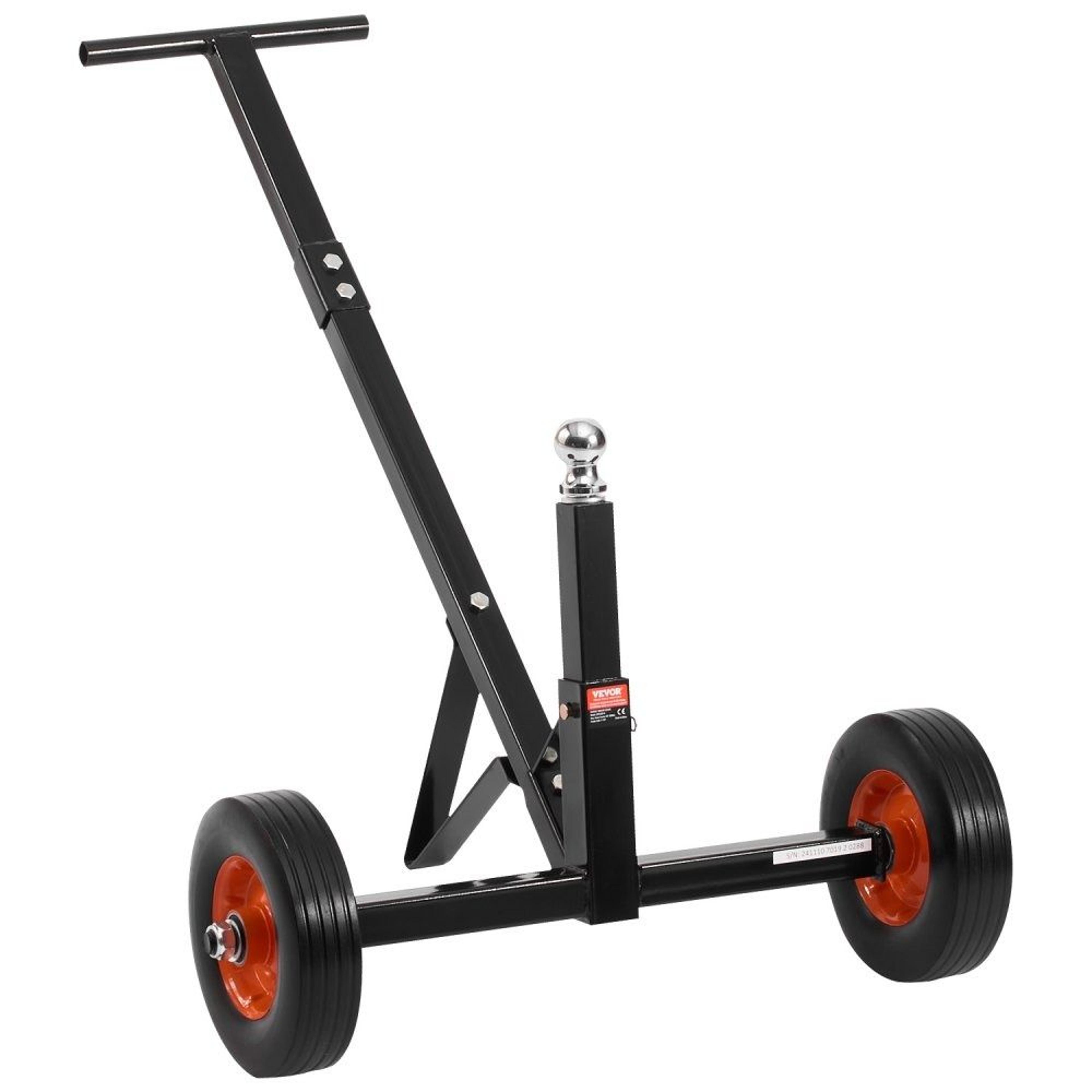 Heavy Duty Trailer Dolly With Adjustable Hitch Ball  Solid Tires For Boat RV Utility Trailers 10