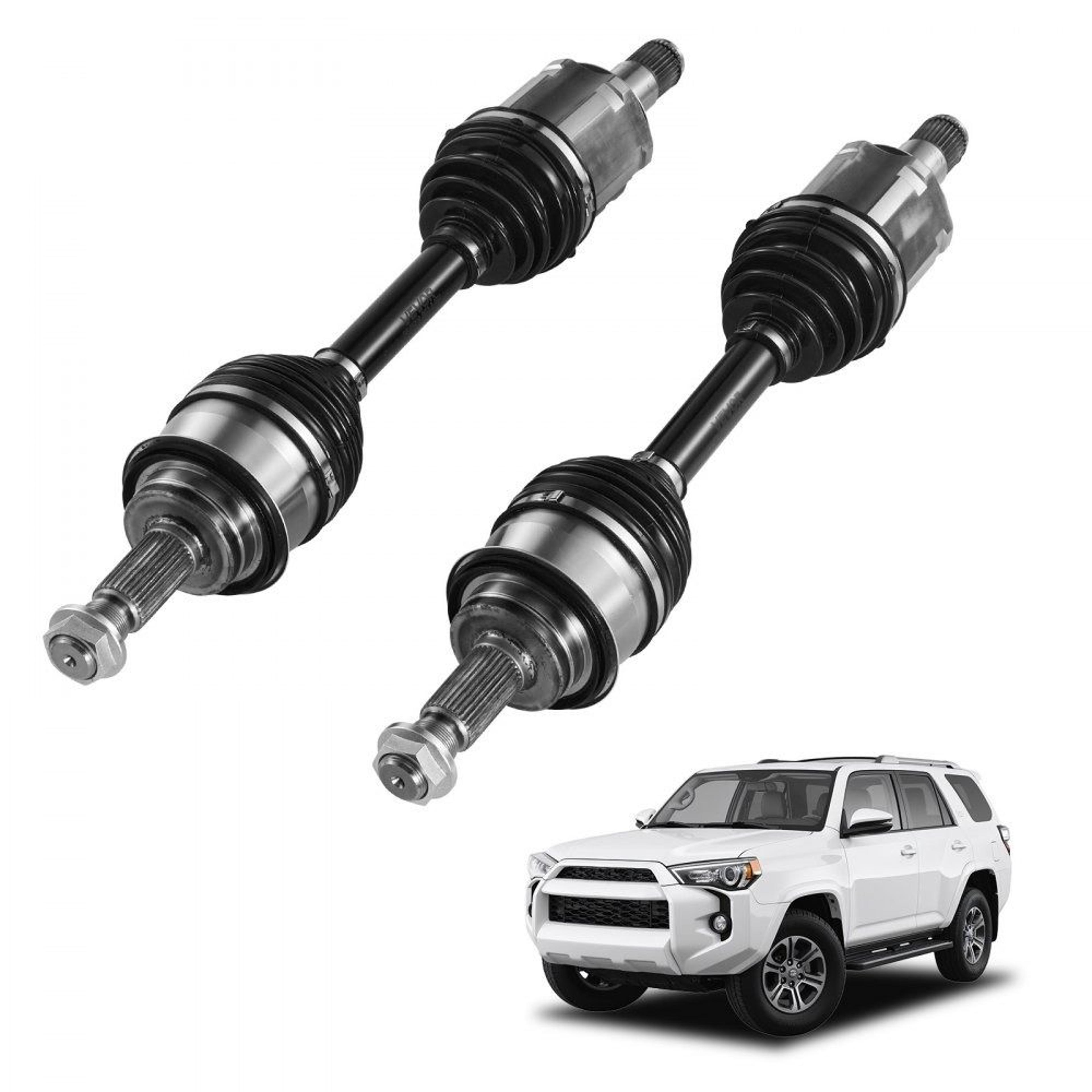 front cv axle shaft assembly pair for toyota 4runner heavy duty front axle replacement