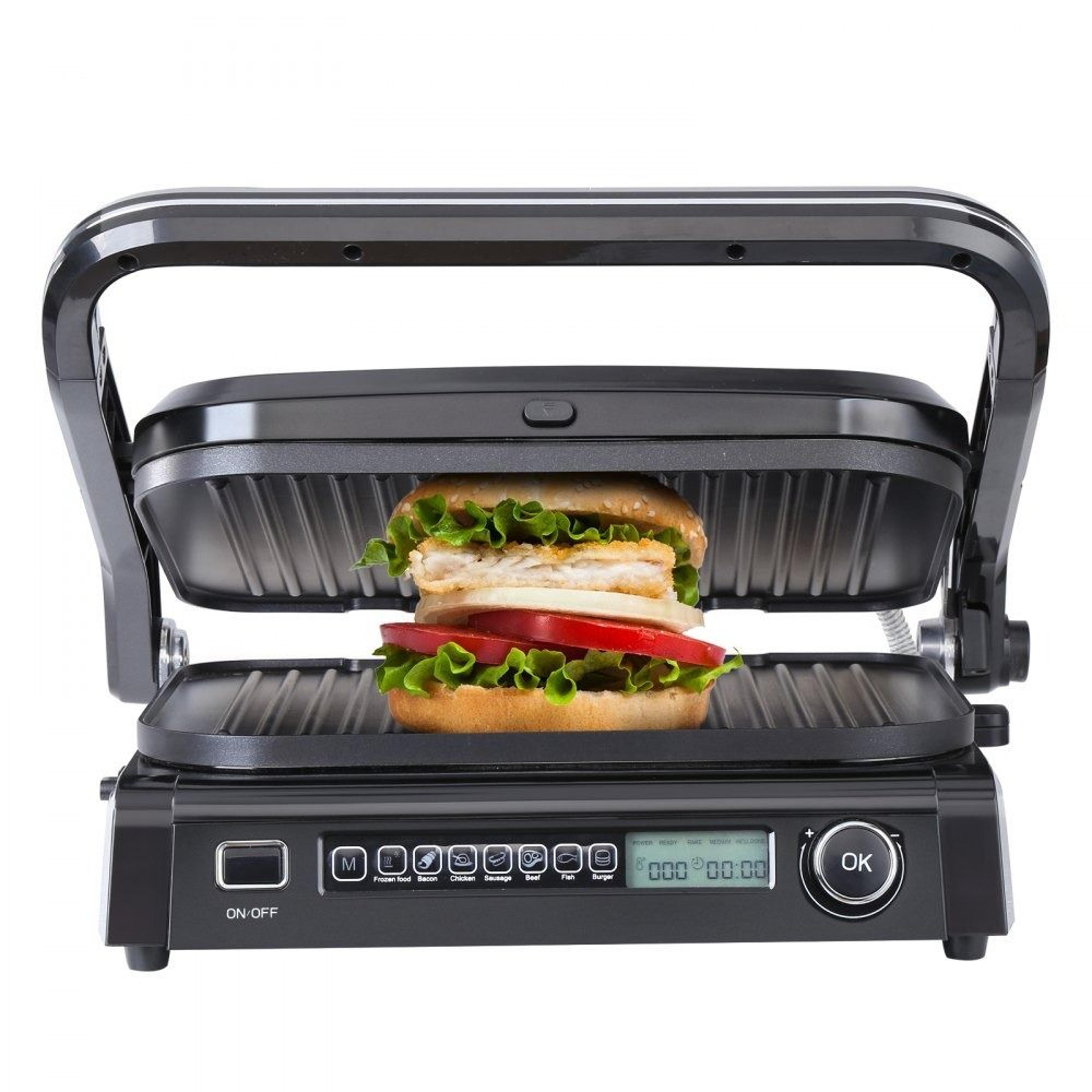 premium heavy duty 7 in 1 commercial electric griddle indoor countertop grill
