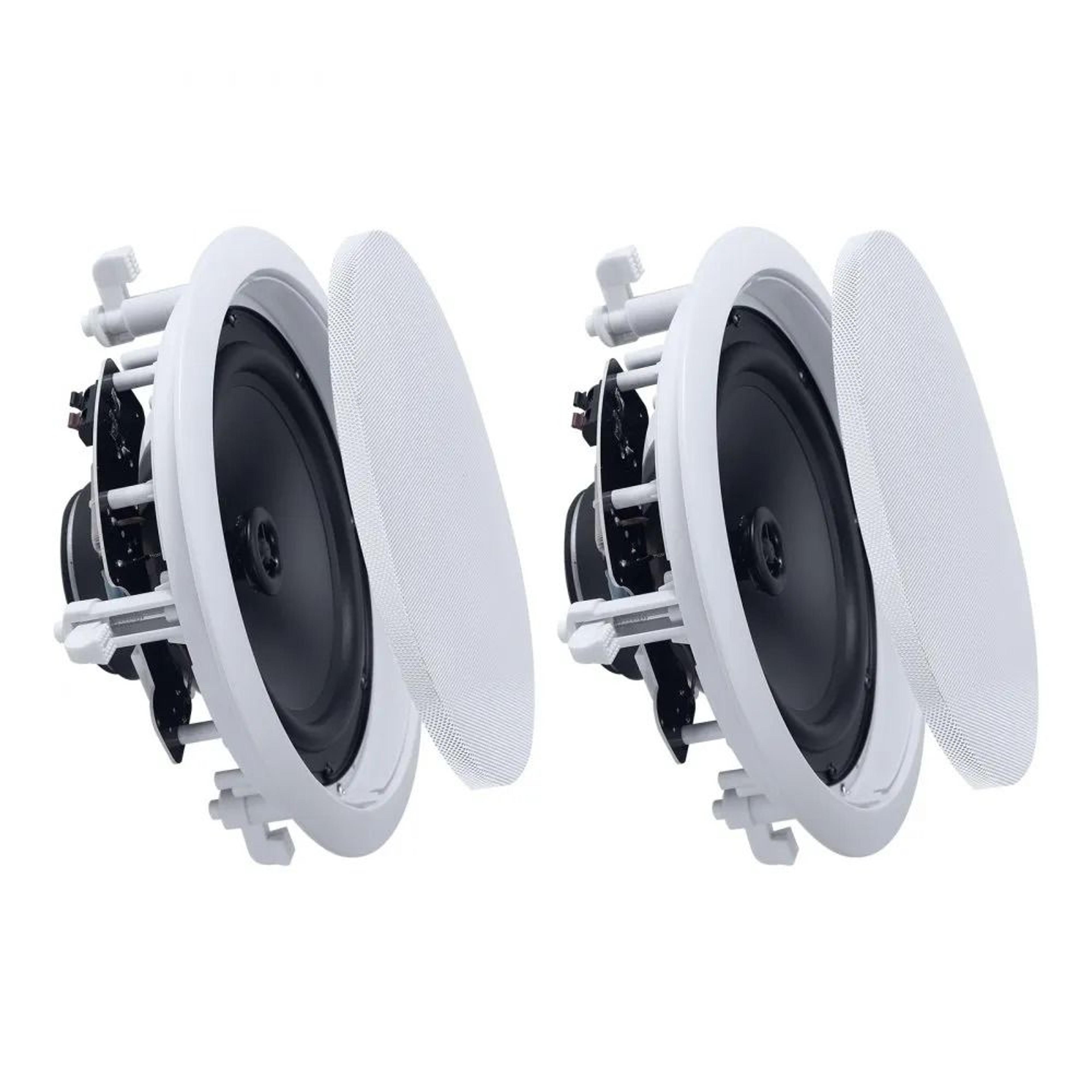 in ceiling speakers with hi-fi sound & flush mount design for home theater
