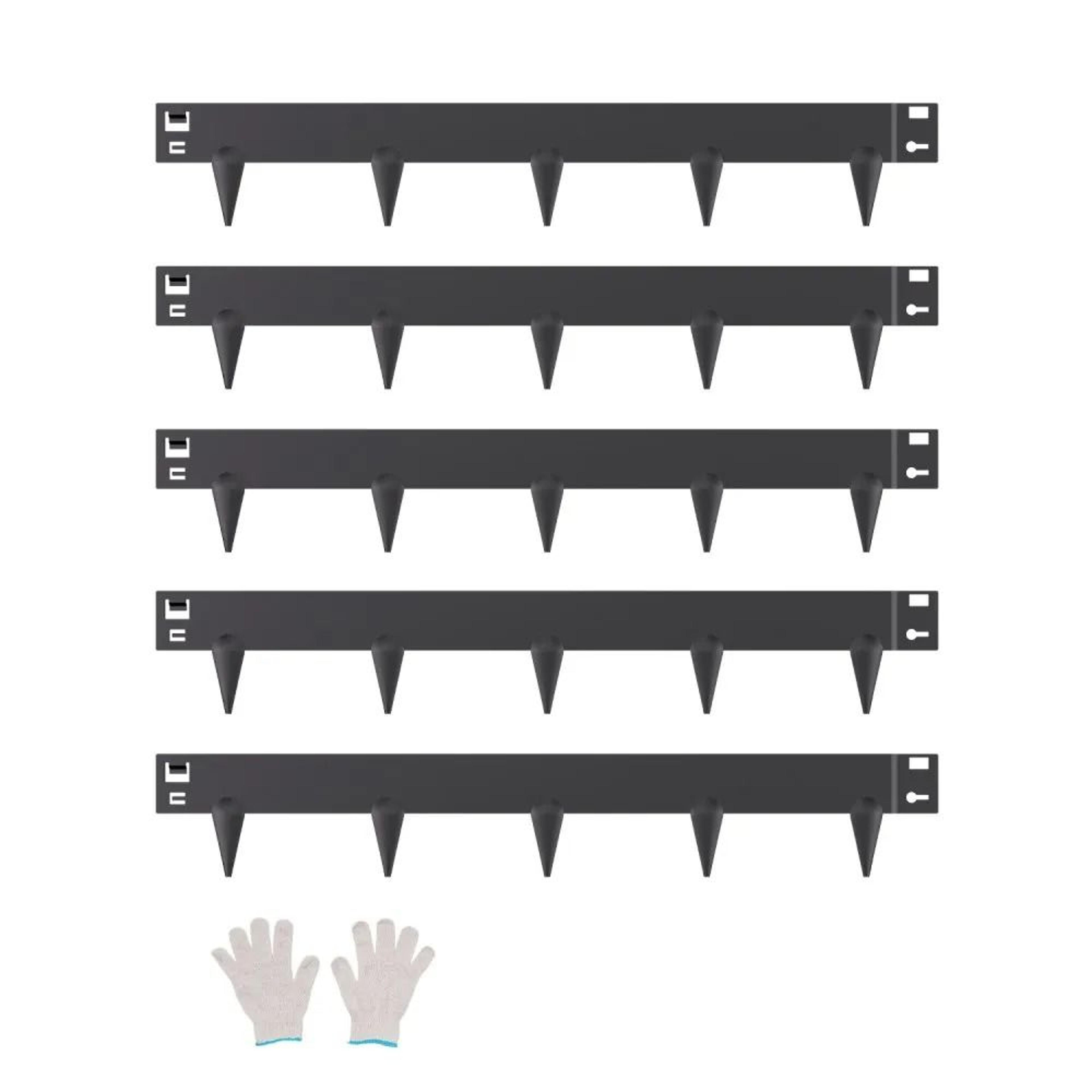 premium rust resistant steel garden edging 5 pack flexible landscape border for yard & lawn