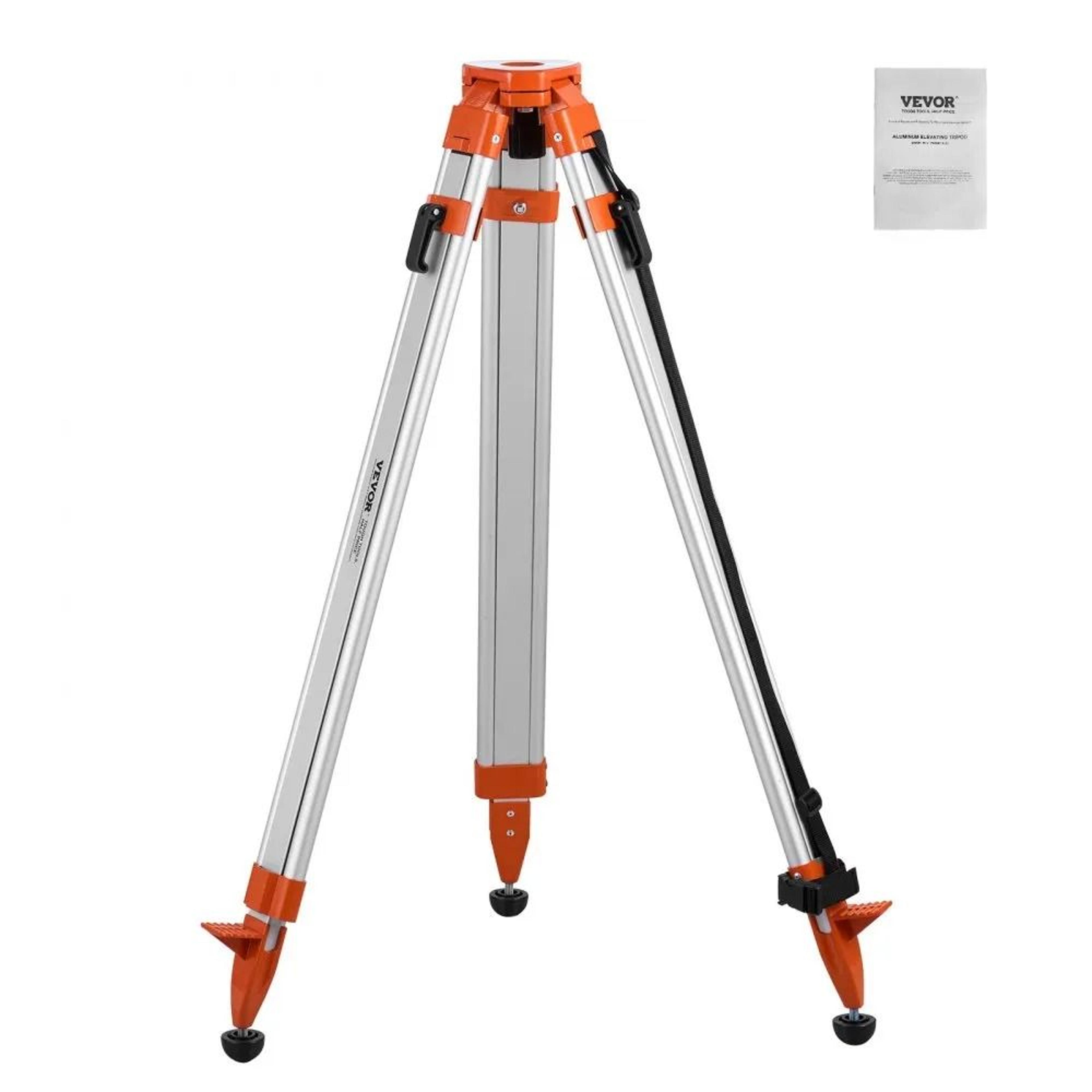 heavy duty laser level tripod with 5/8"-11 mount adjustable survey stand for construction