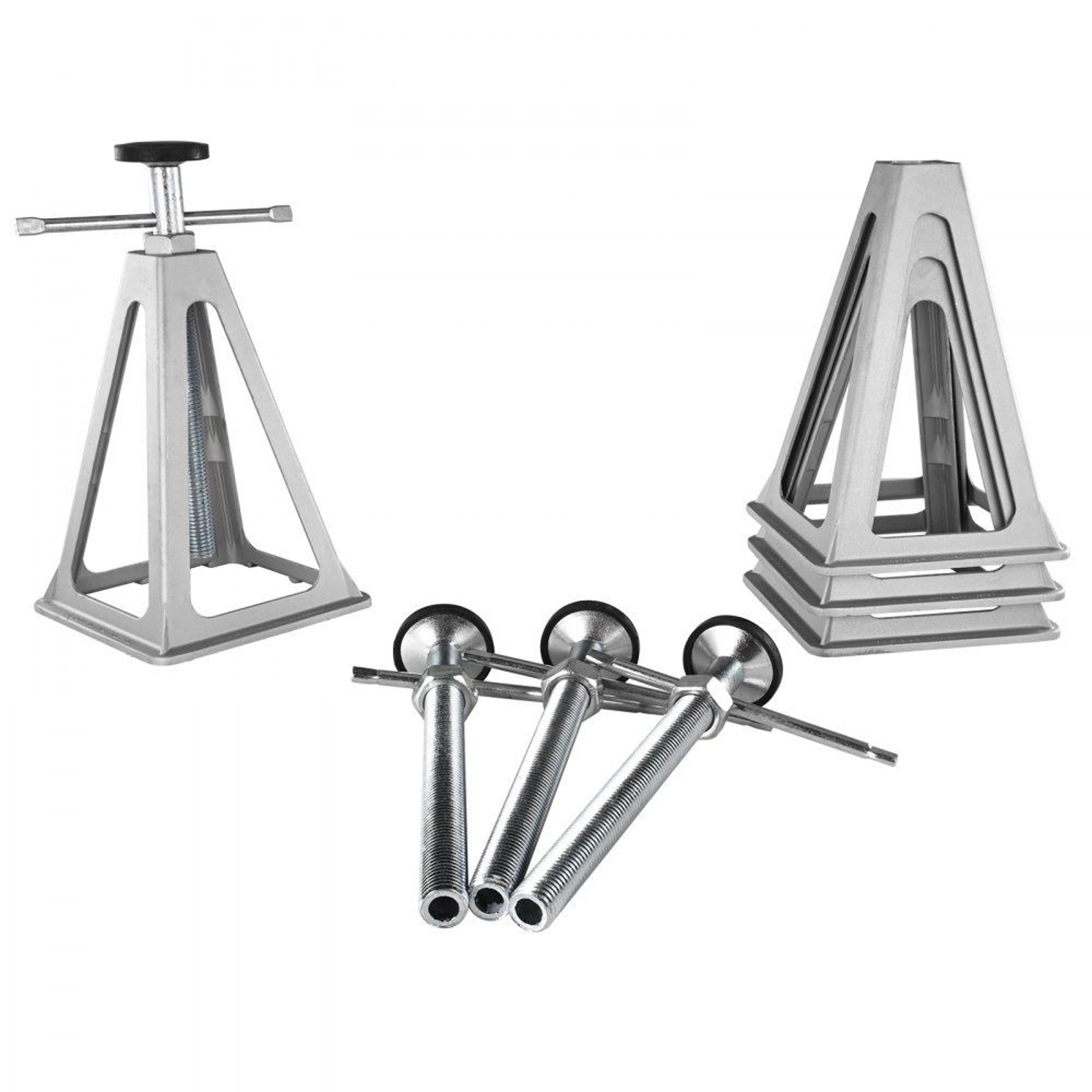 Heavy Duty RV Stabilizer Jacks 4 Pack Adjustable Aluminum RV Leveling Jacks For Campers  Trailers 9