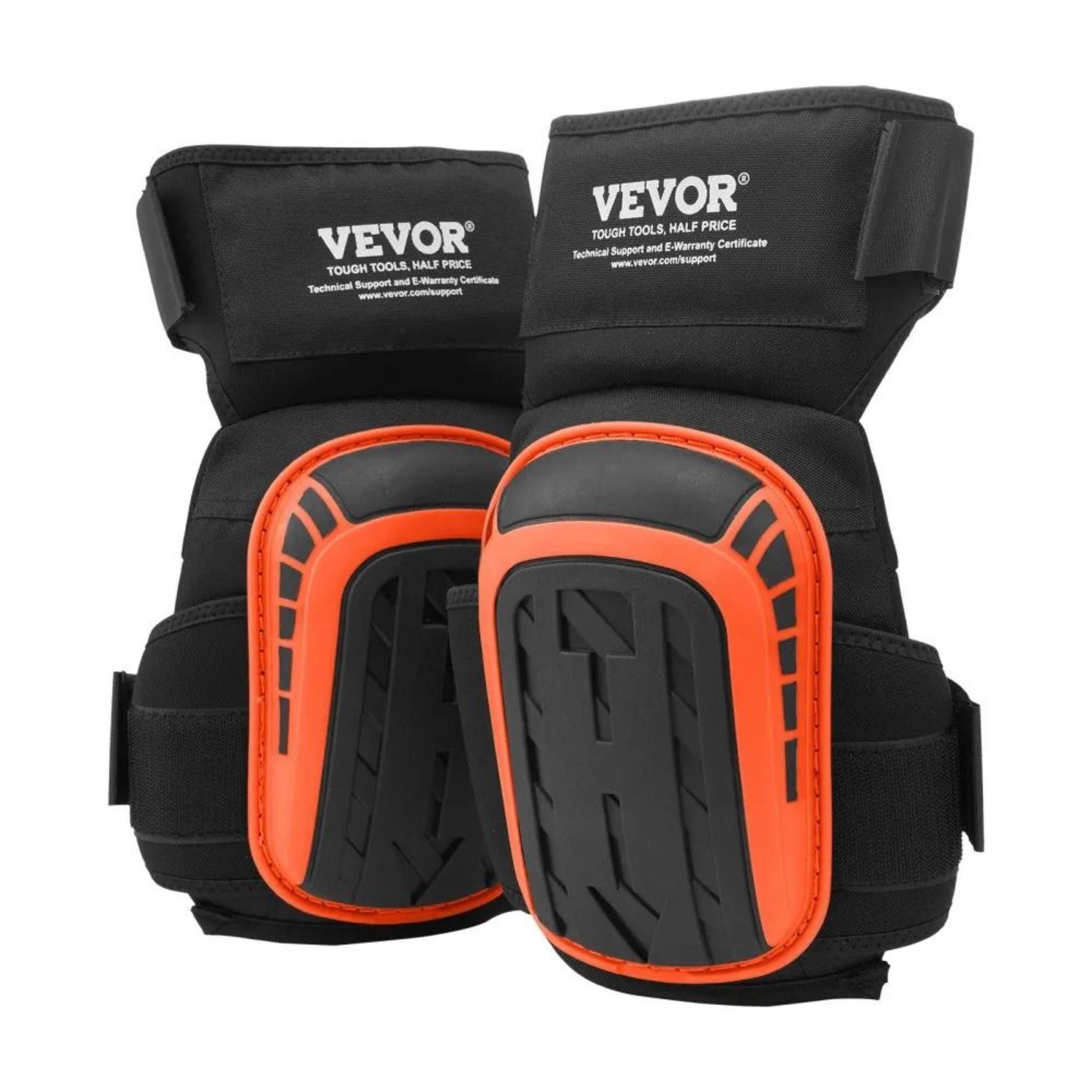 heavy duty knee pads for work with gel cushion and anti slip protection for construction & gardening