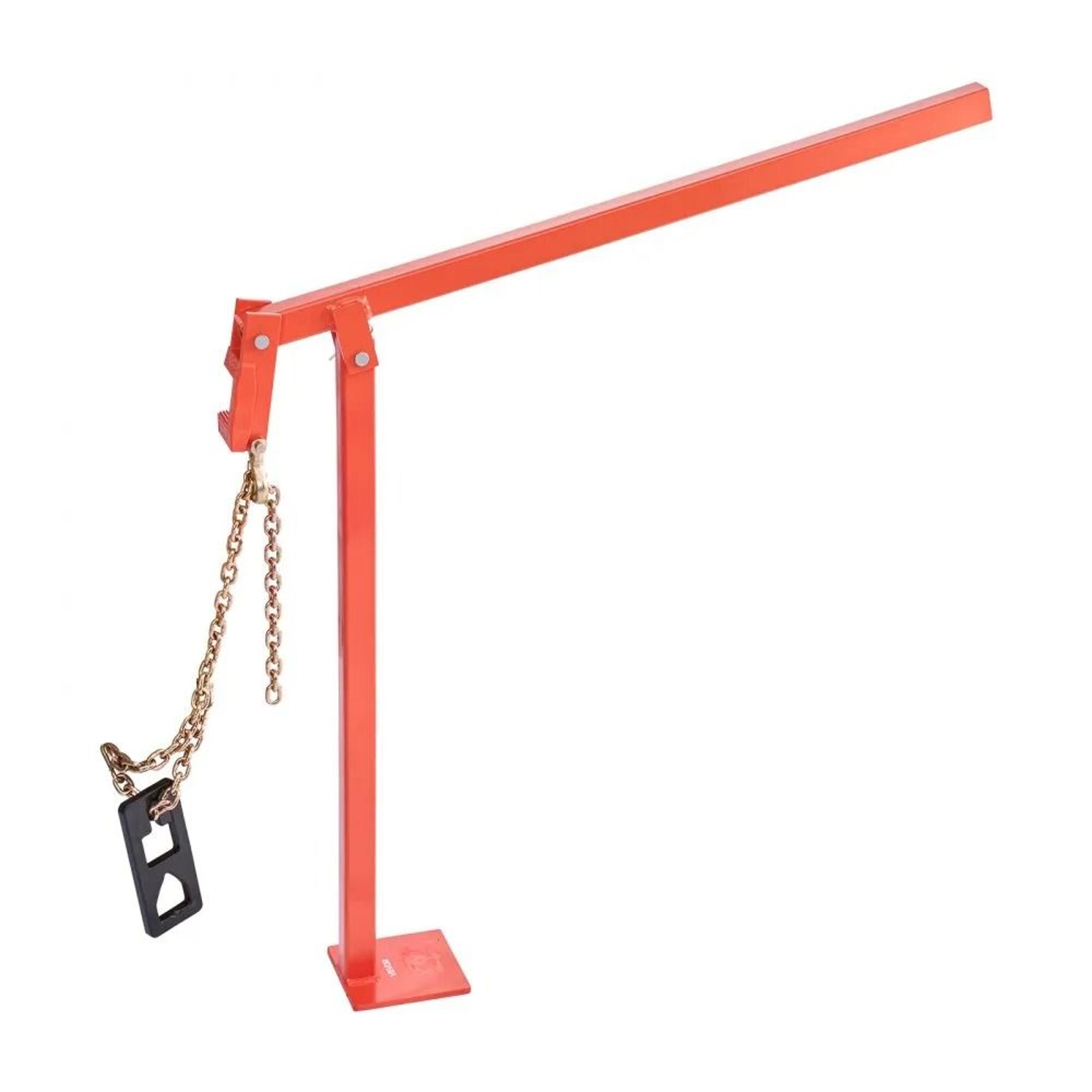 heavy duty steel t post puller labor saving fence post remover tool