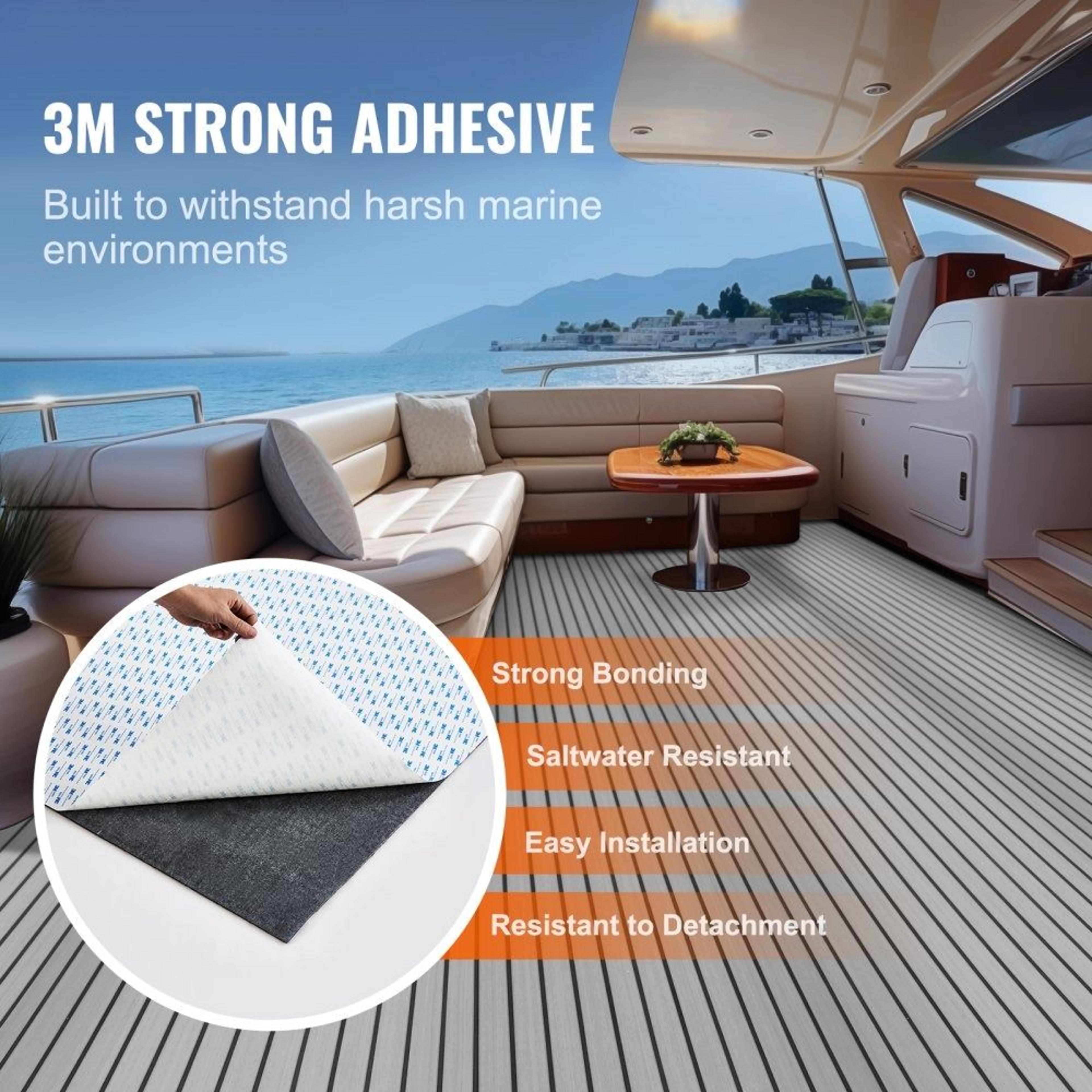 EVA Foam Boat Decking Non Slip Self Adhesive Marine Flooring 2