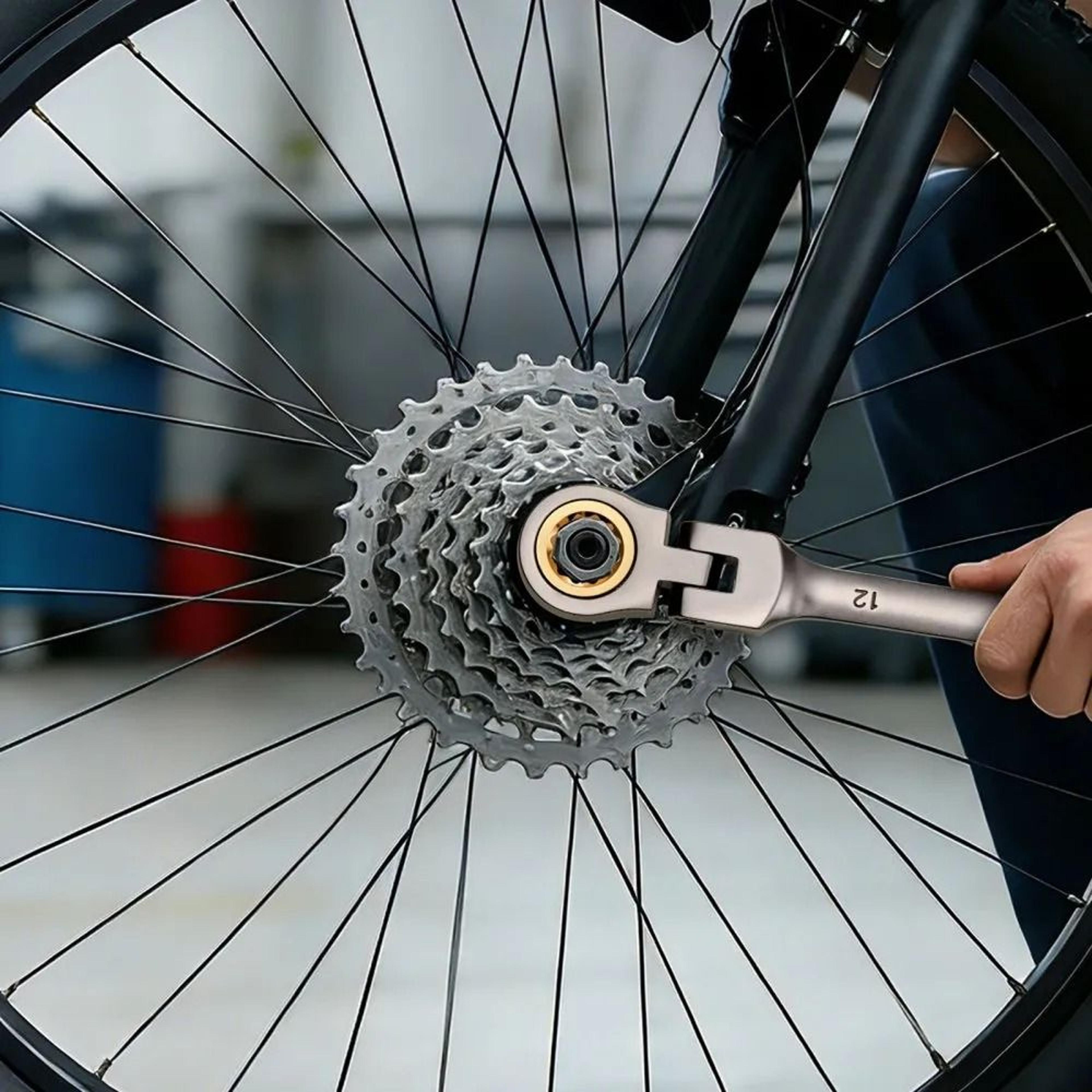 Flex Head Ratcheting Wrench Set 24 Piece SAE And Metric Tool Kit 6