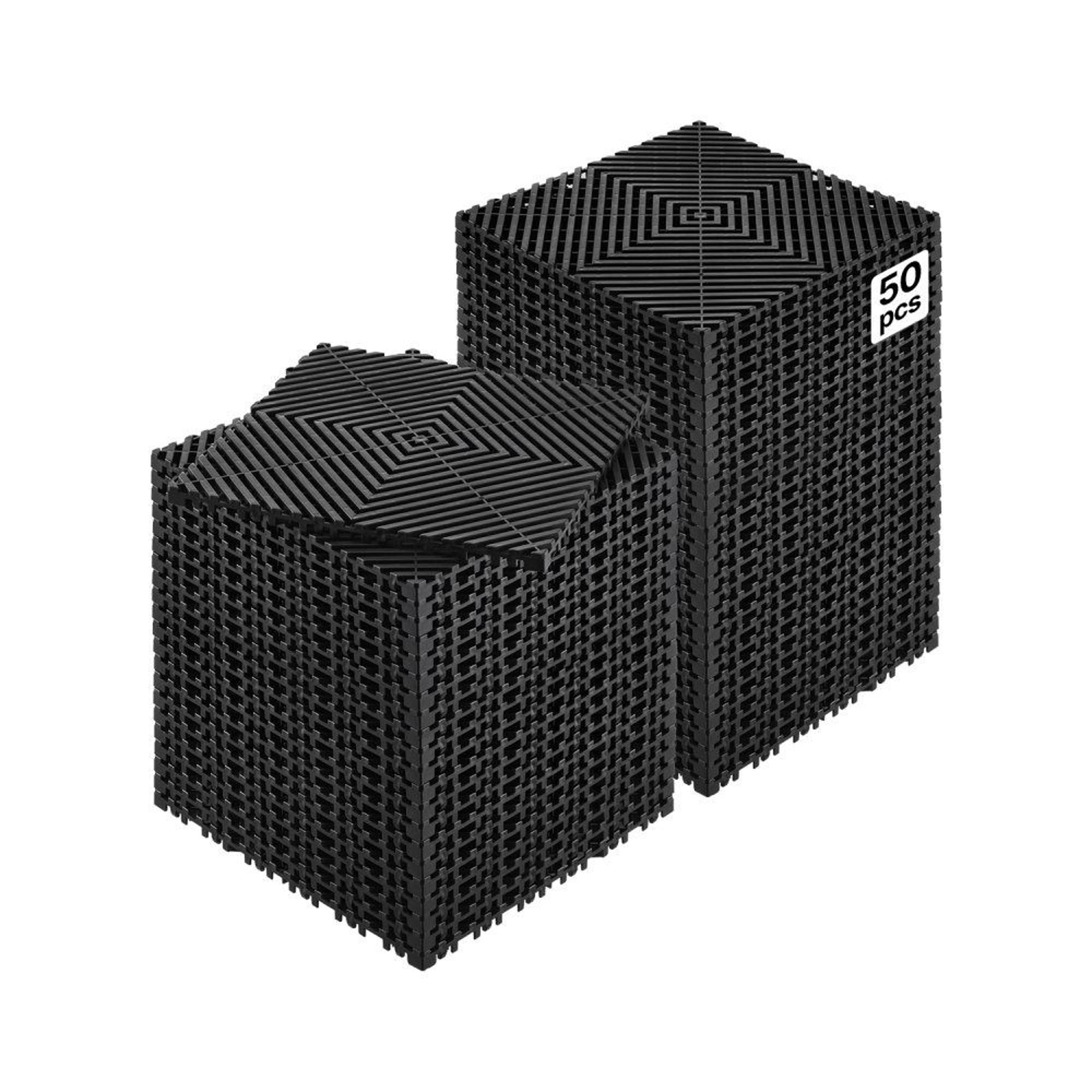 interlocking drainage mat 12 x 12 non slip garage floor tiles 50 pack