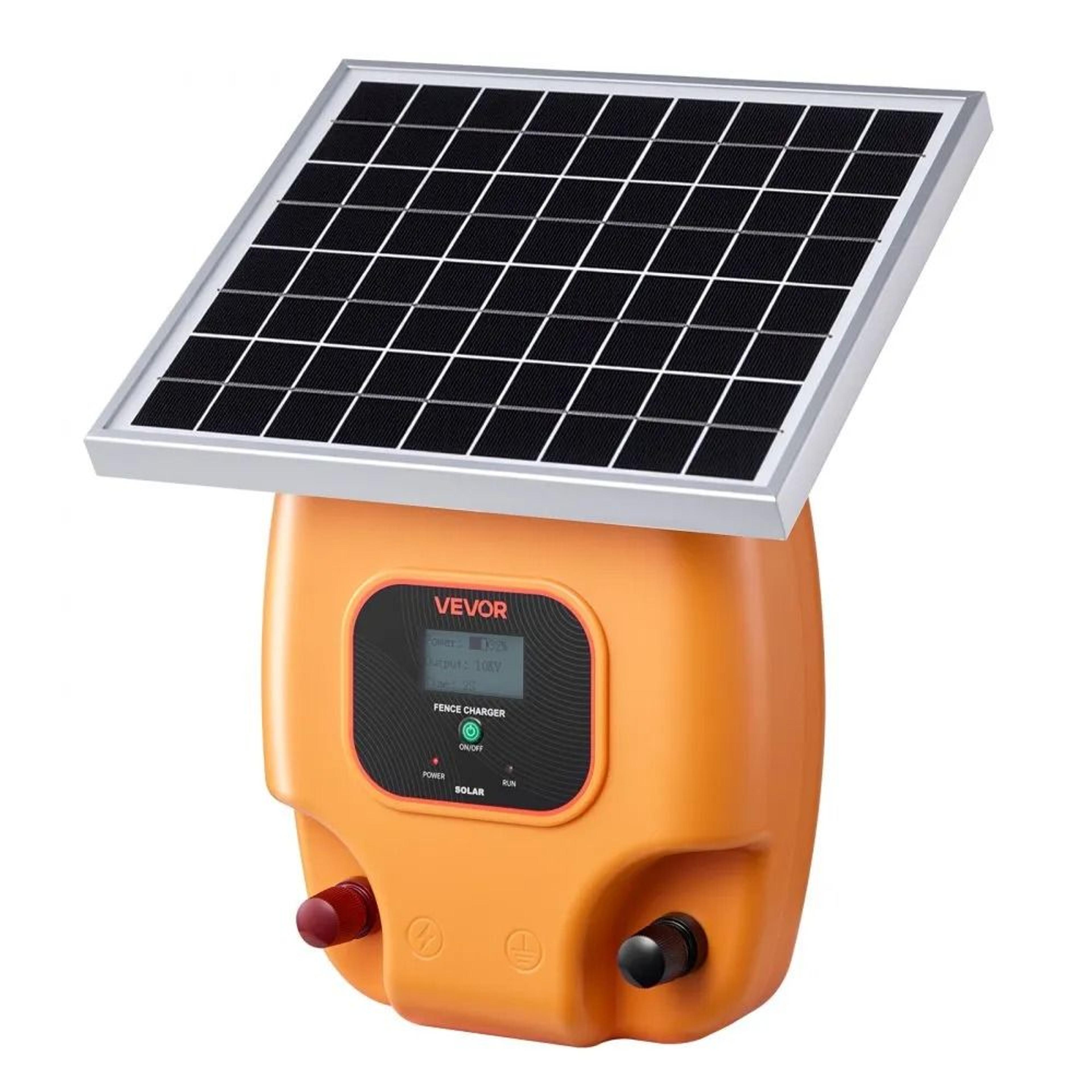 Solar Fence Charger 8kV Electric Fence Energizer For Livestock 8