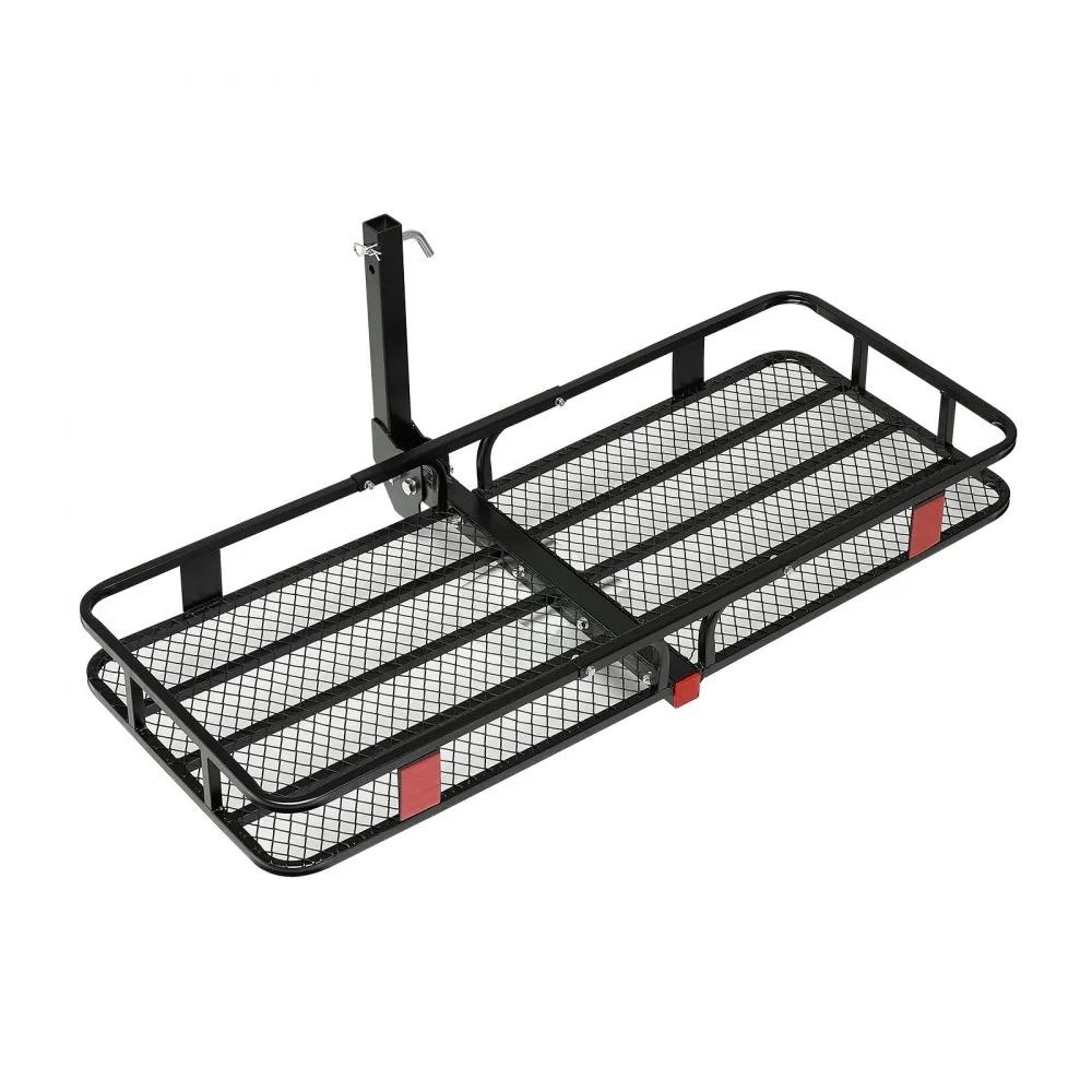 500 Lb Folding Hitch Cargo Carrier With Waterproof Bag And Cargo Net 9