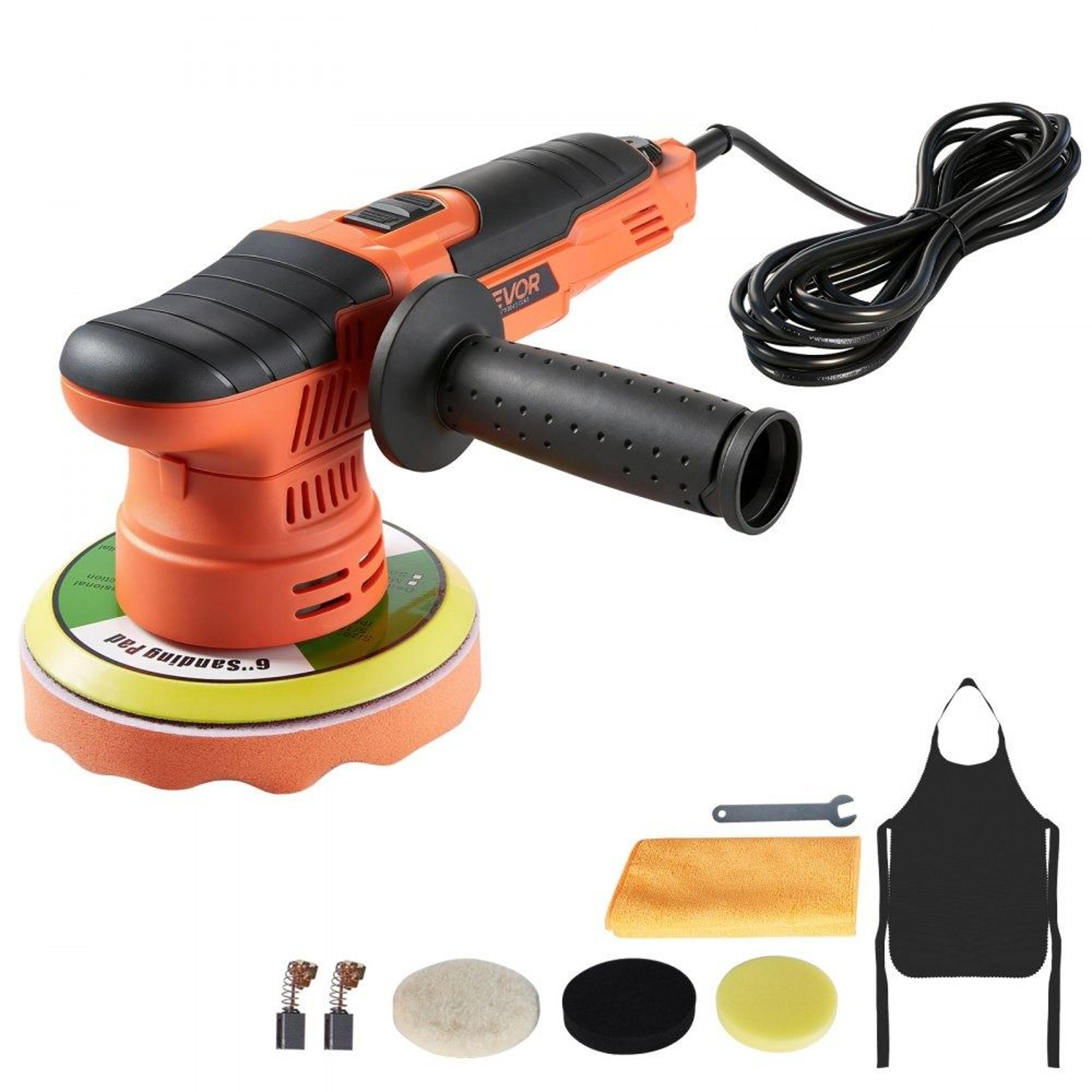 650w dual action car buffer polisher kit