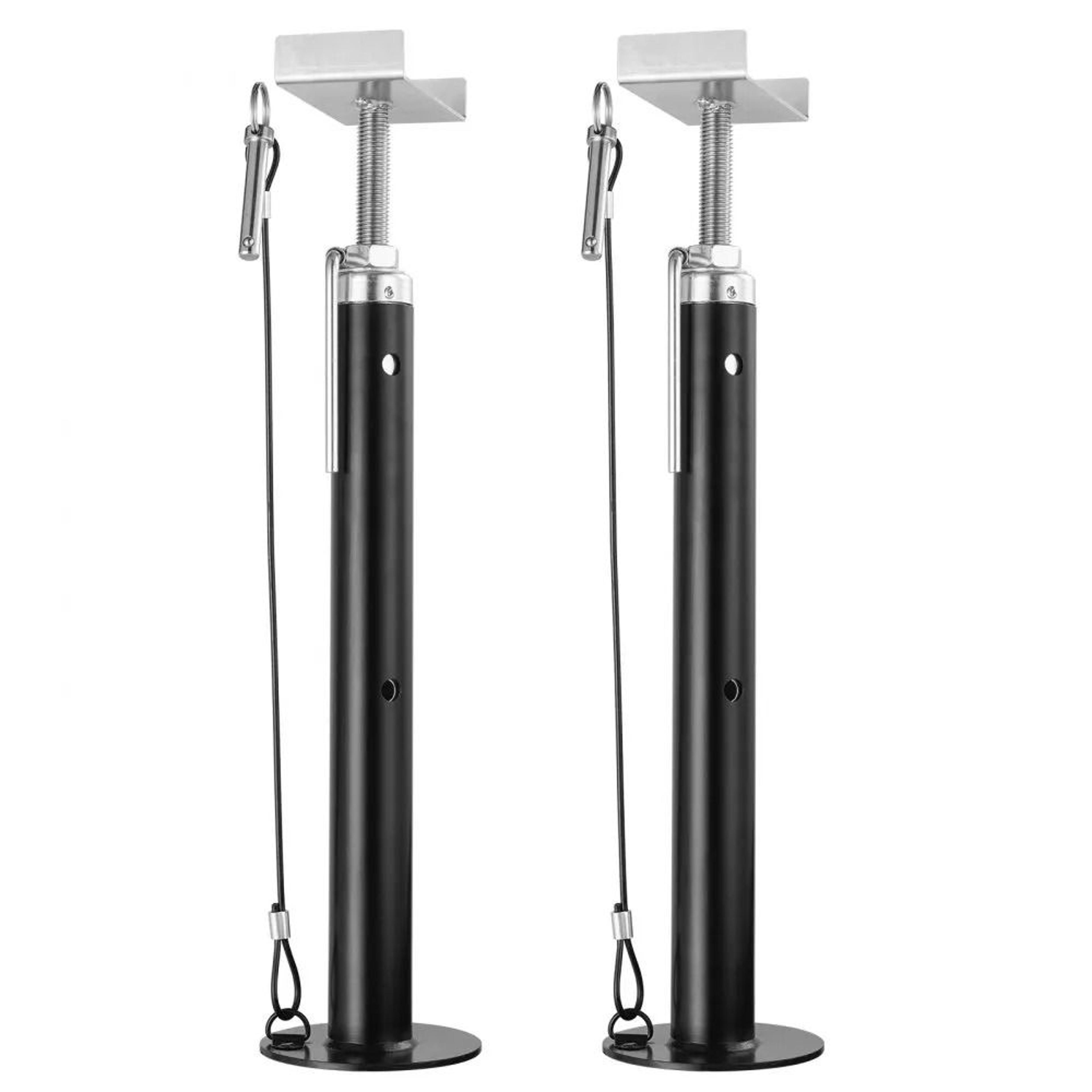 rv slide out support jacks 2 pack adjustable heavy duty camper stabilizers
