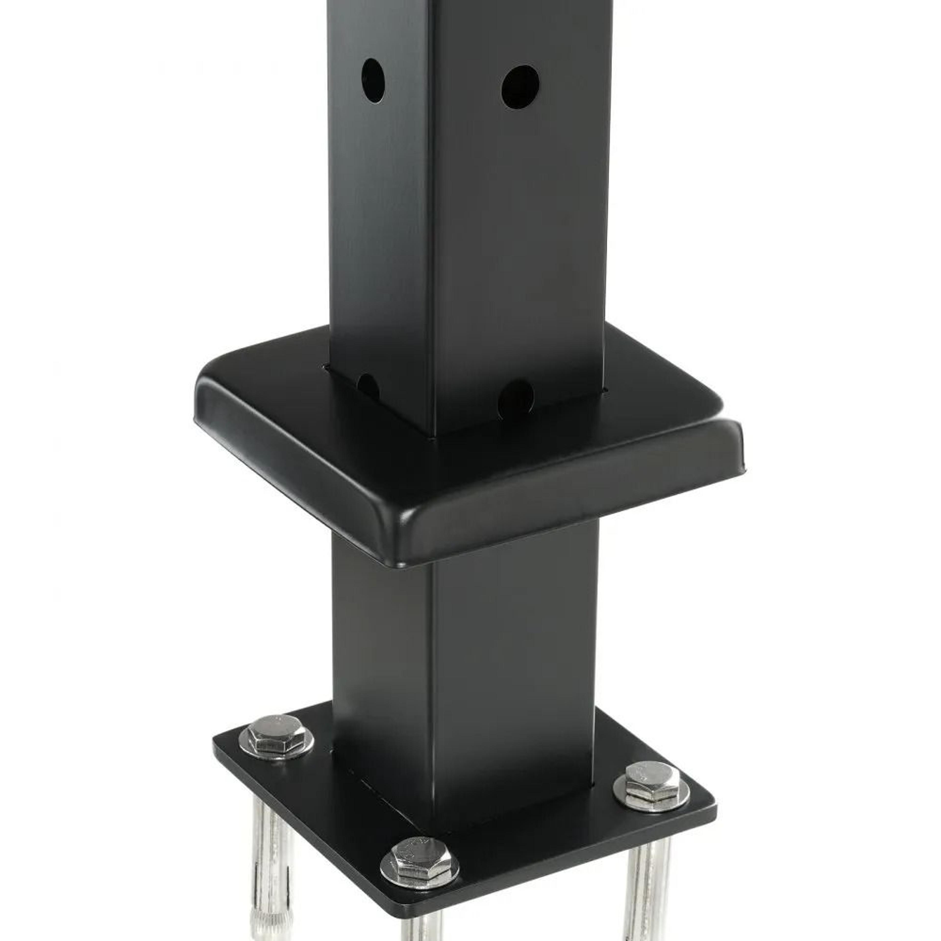 36 Inch Stainless Steel Cable Railing Post With L Shaped Holes For Deck And Stair Railings 9