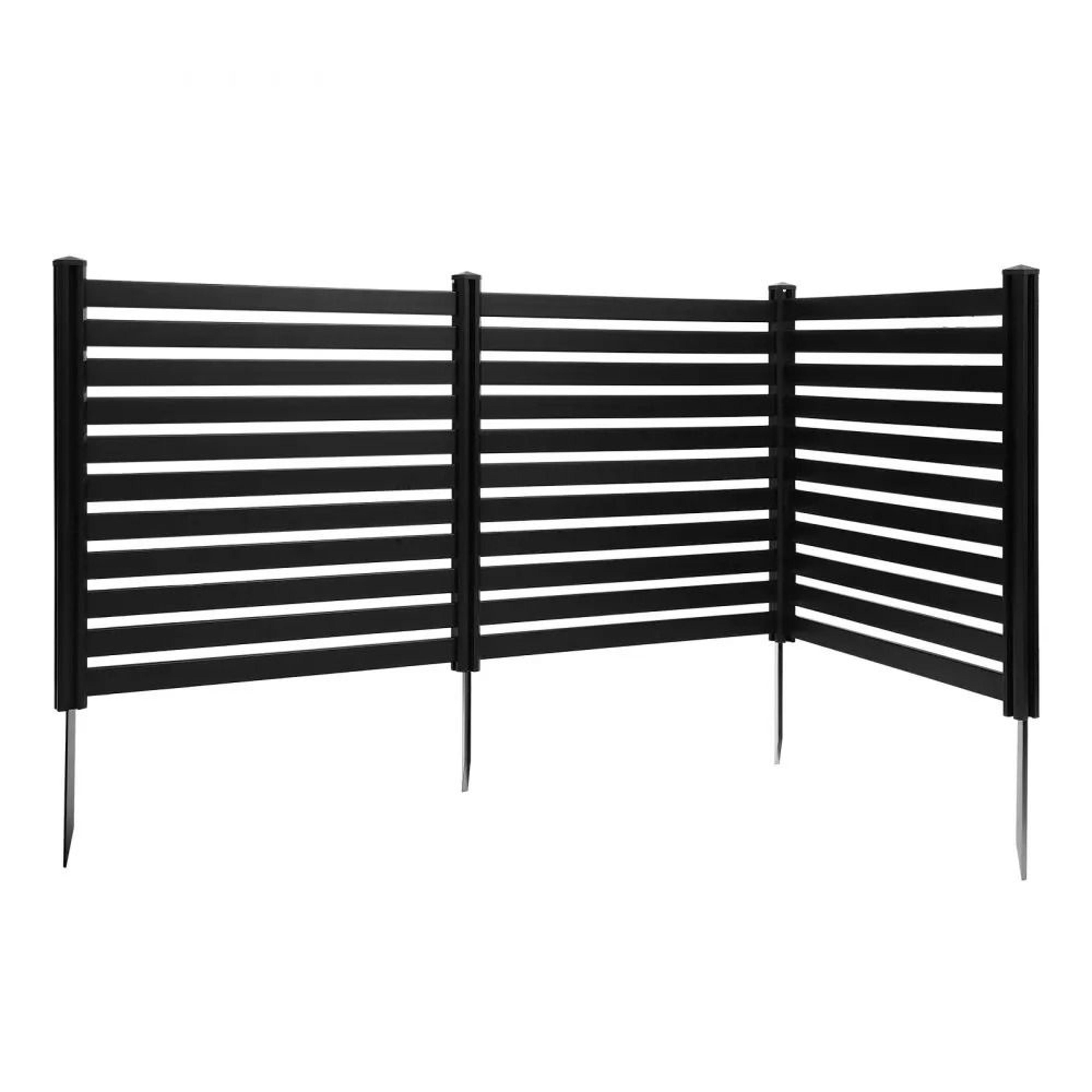 Outdoor Privacy Screen Fence Panels 50 X 48 In Vinyl Enclosure For AC Units Trash Bins And Pool Equ 8