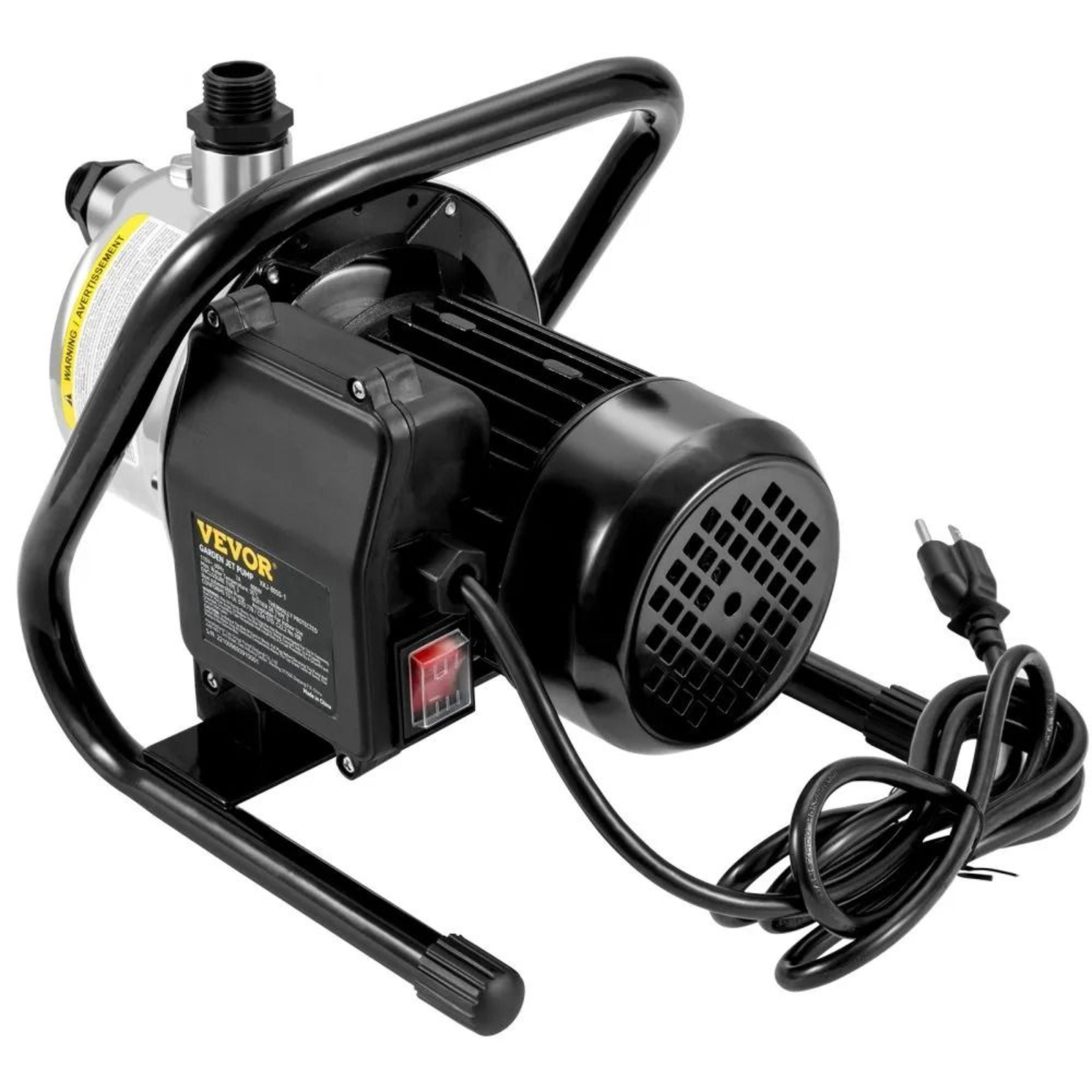 15HP Stainless Steel Shallow Well Pump 1200 GPH Portable Garden Irrigation Water Booster Pump 9