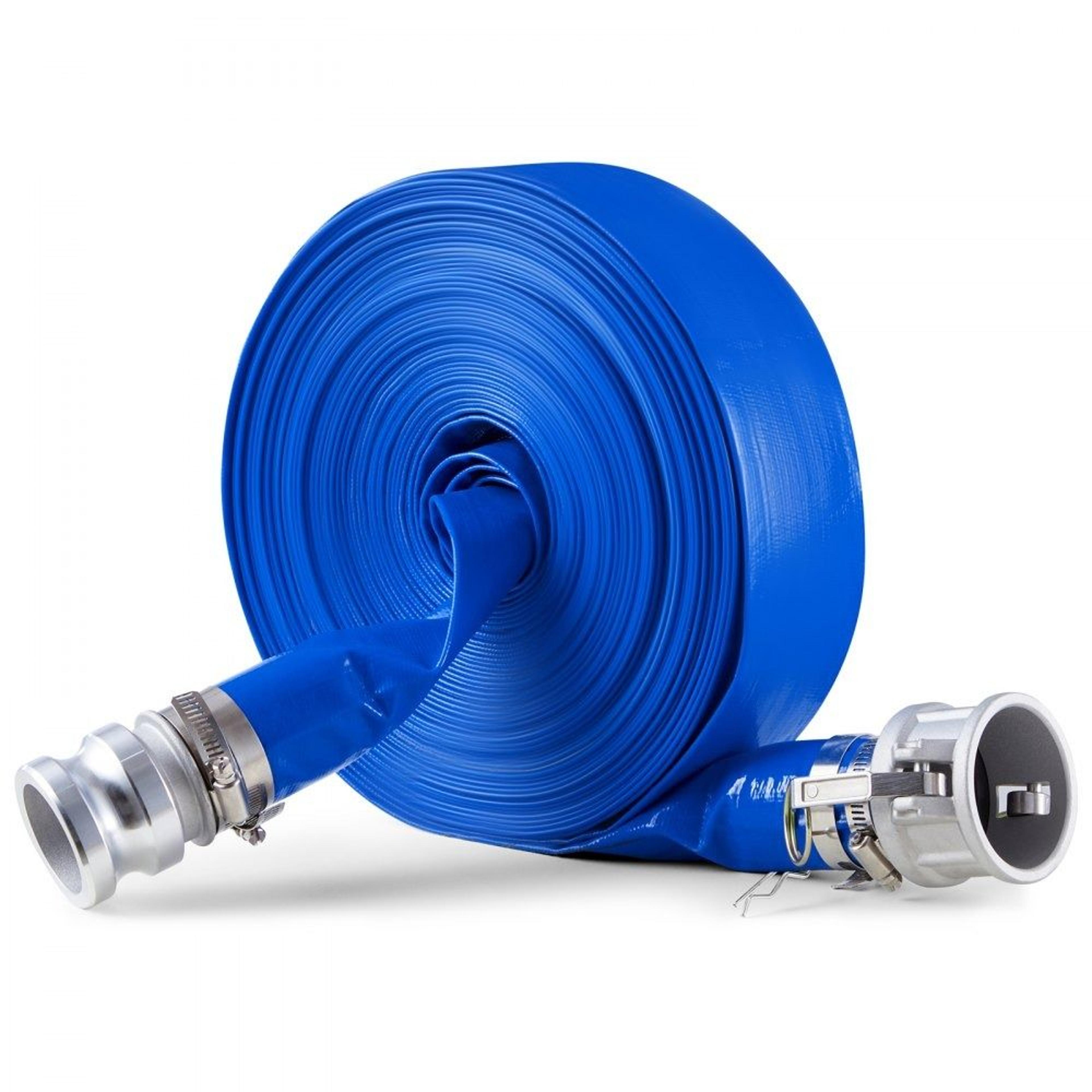 2 inch x 100 ft backwash hose pvc water pump hose with fittings