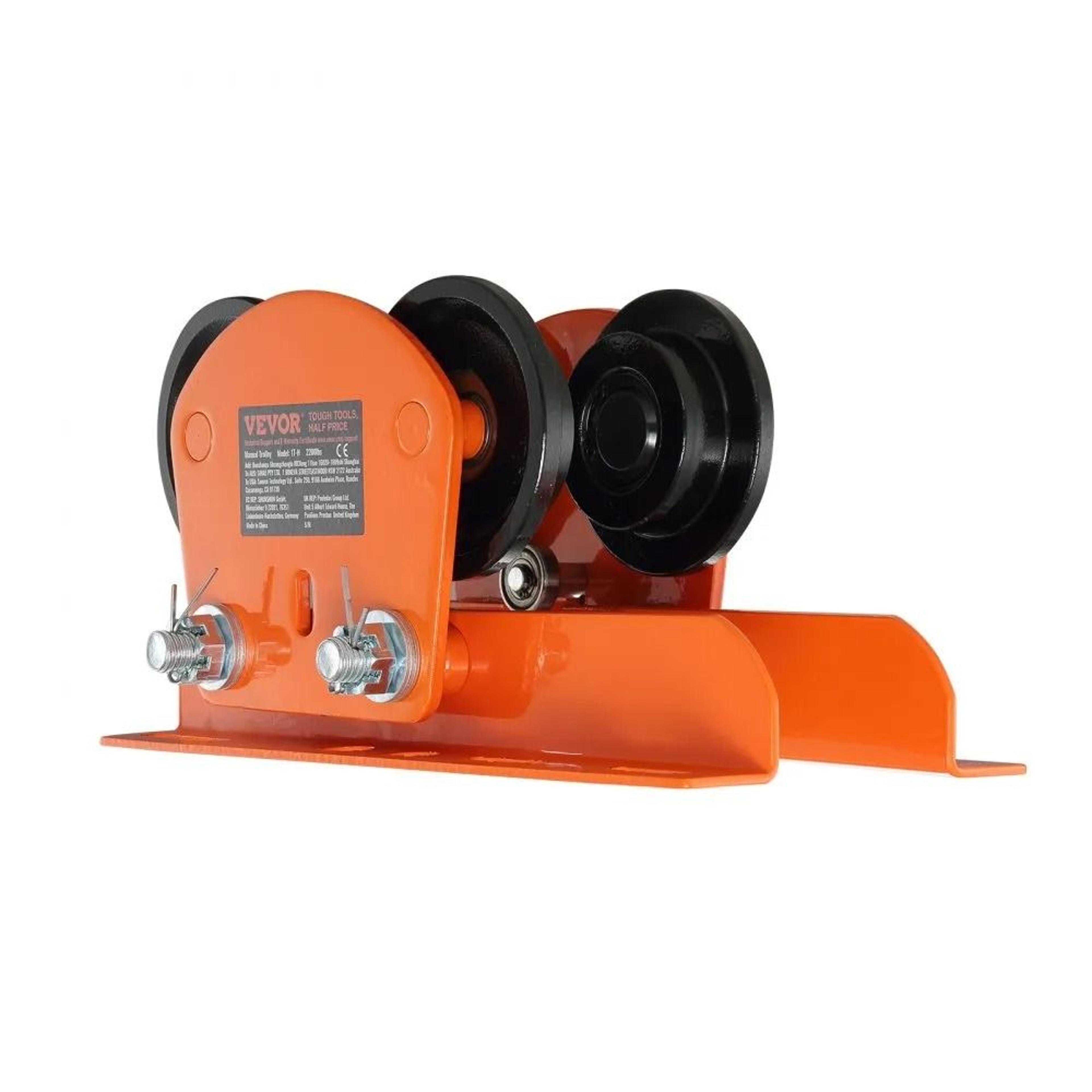 Electric Hoist Trolley 2200 Lbs Capacity Adjustable I Beam Trolley For Lifting Applications 8