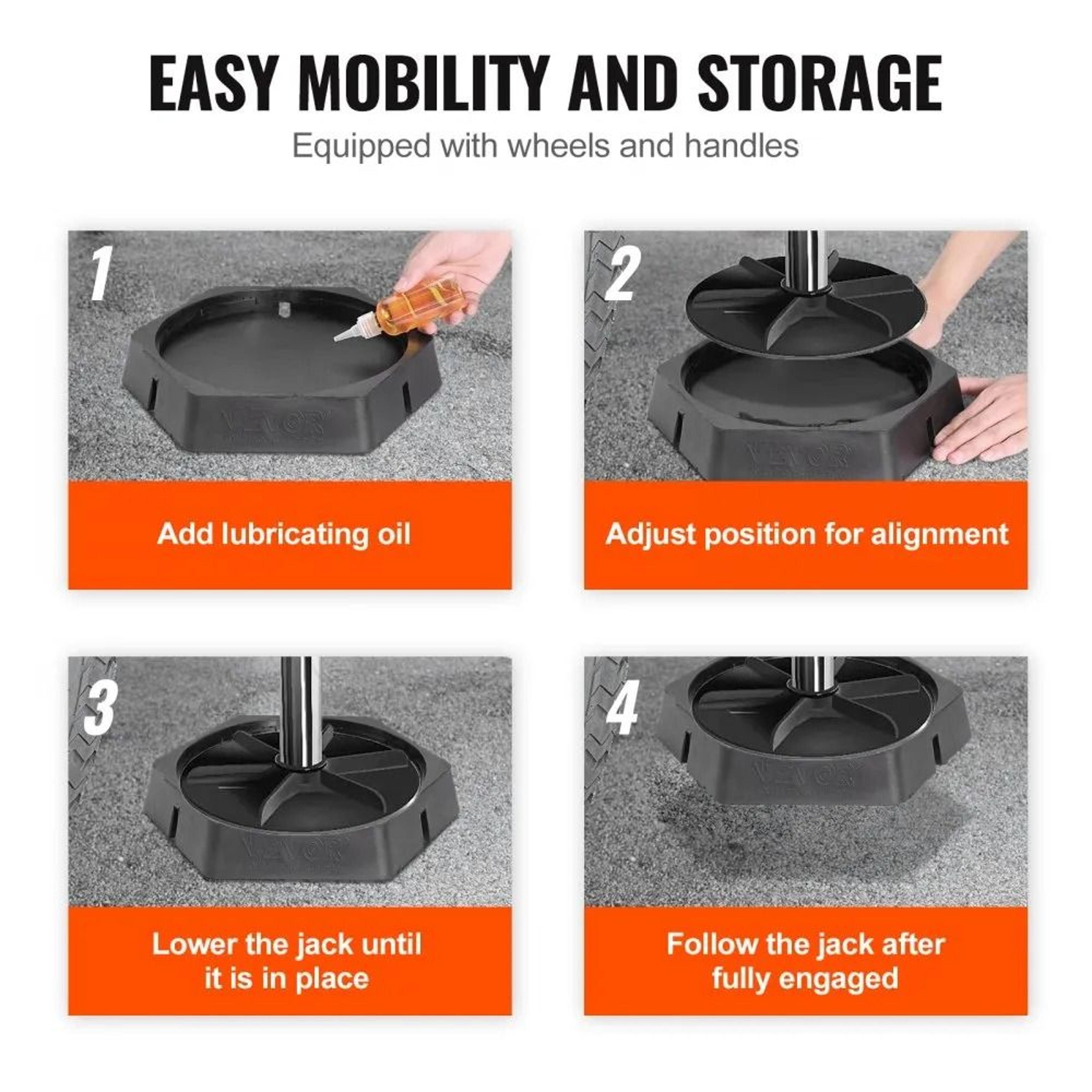 RV Leveling Pads 9 Inch Round Rubber Jack Pads For Travel Trailers And Motorhomes 5