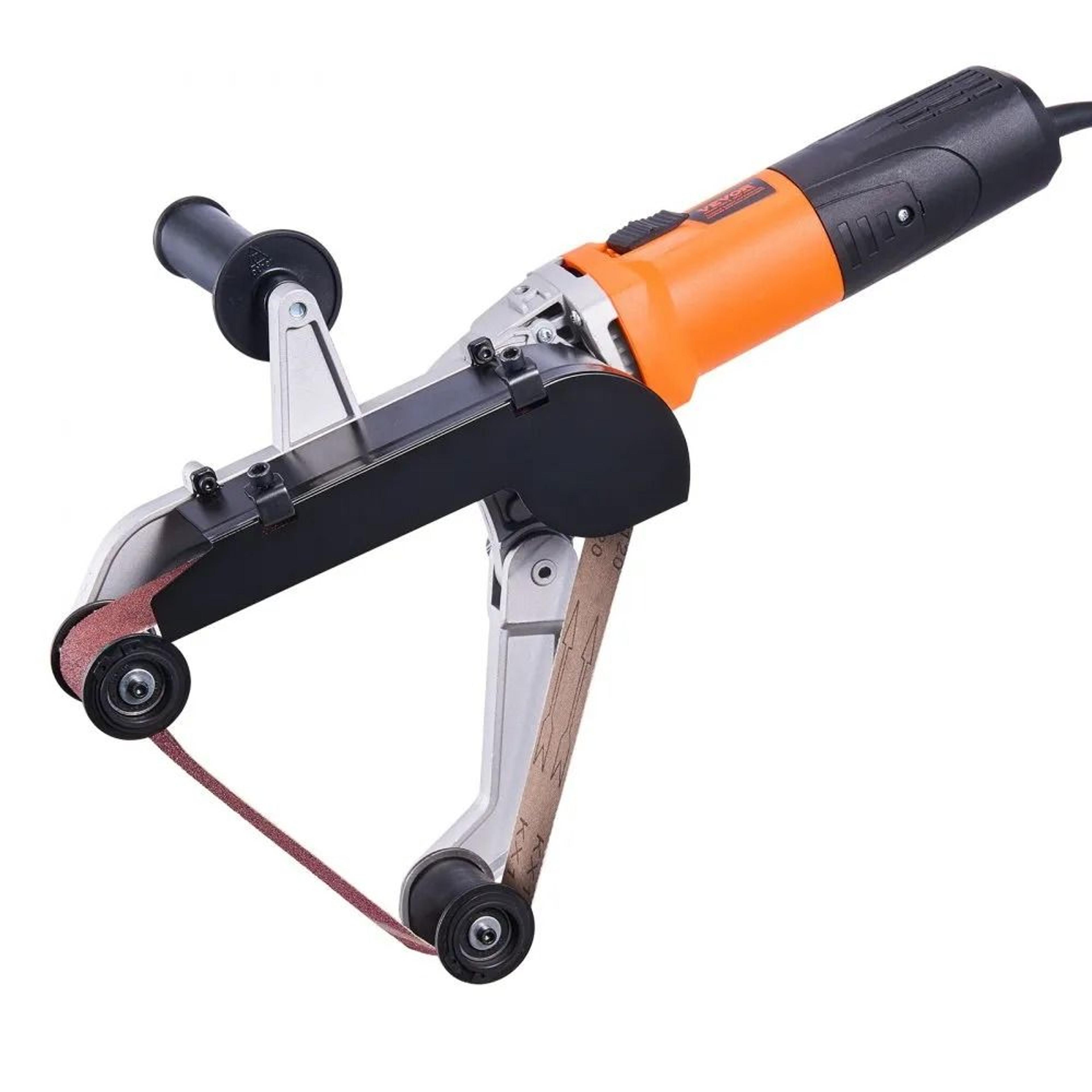 1000W Pipe Tube Polisher Sander With Variable Speed And 100 Sanding Belts 7