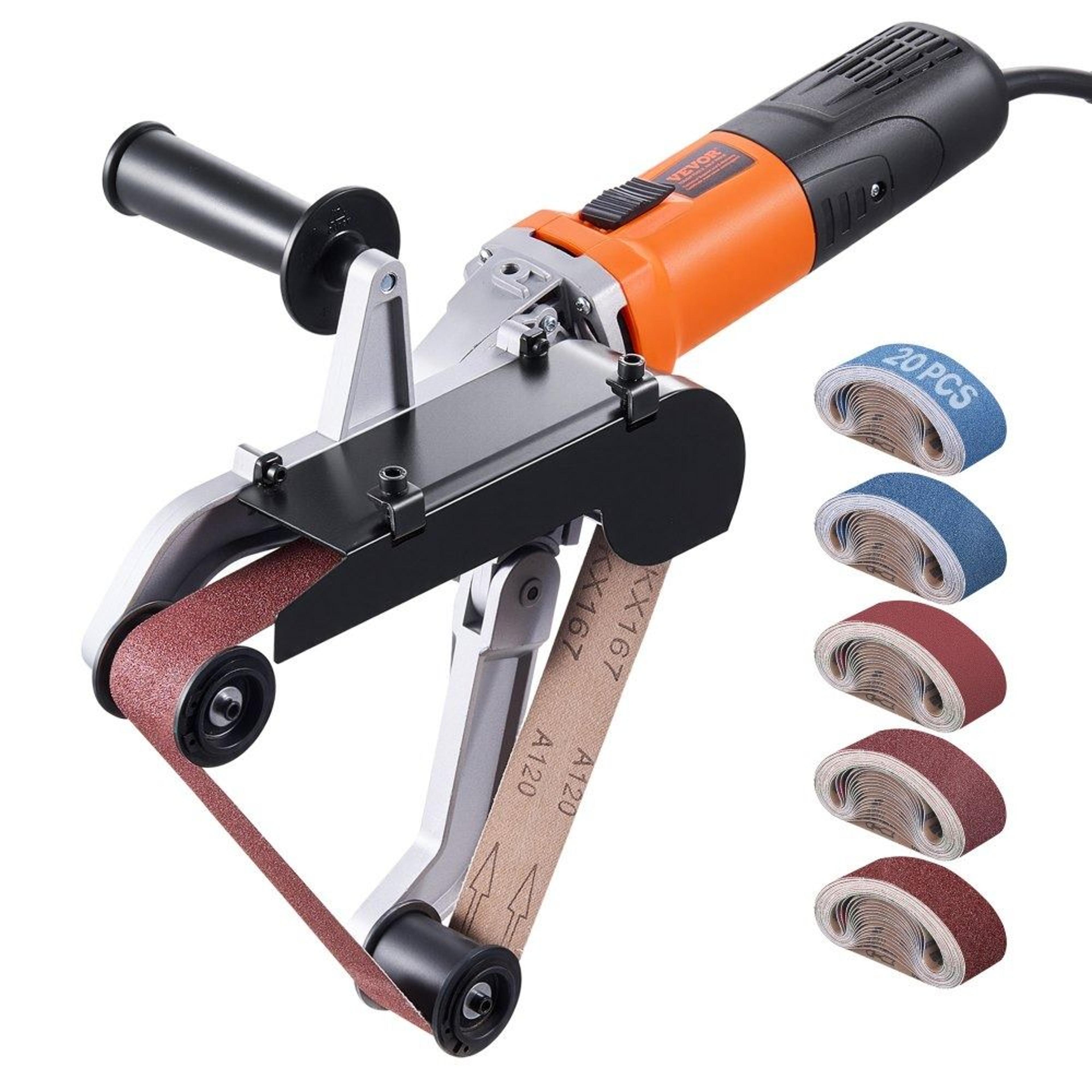 1000w pipe tube polisher sander with variable speed and 100 sanding belts