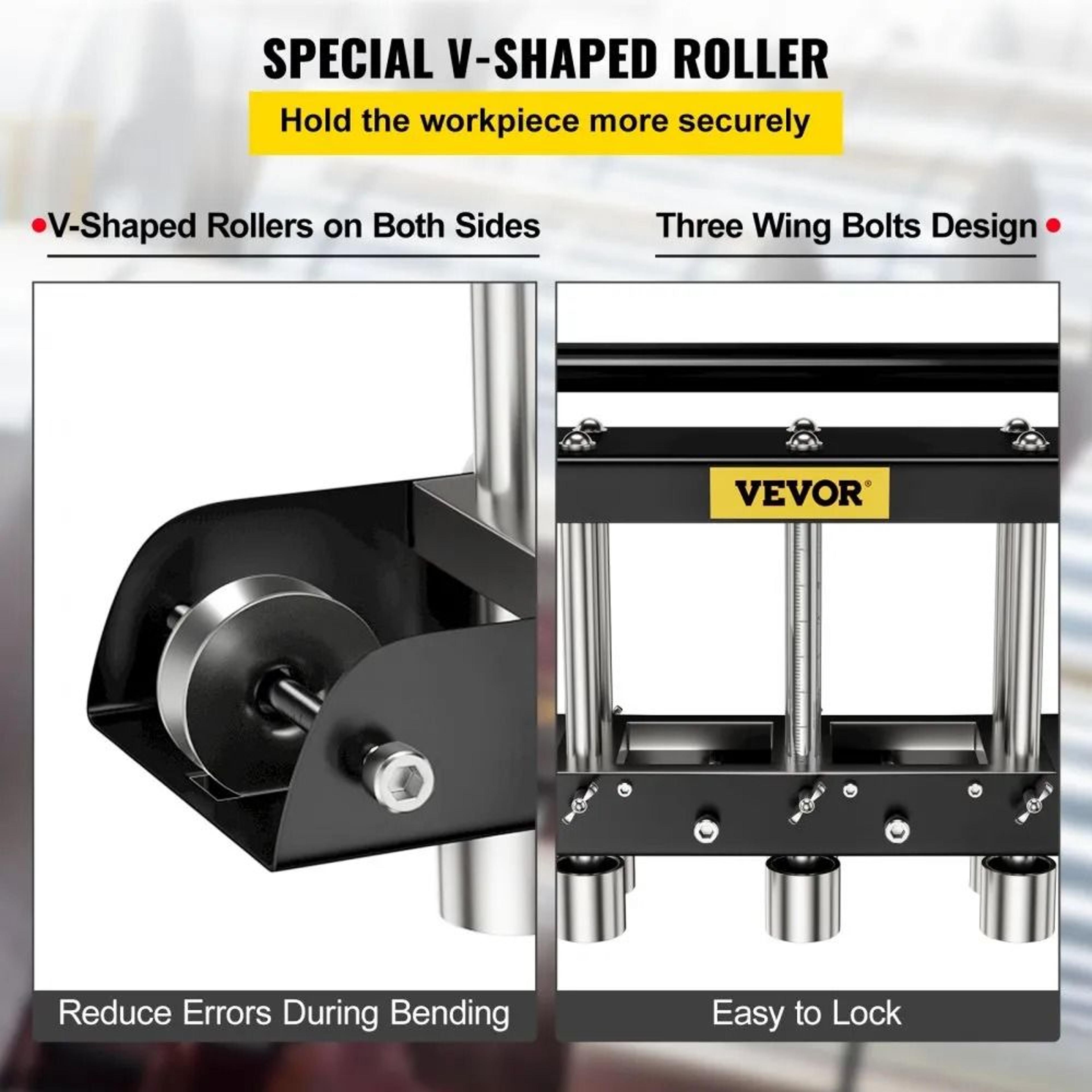 3 Station Sheet Metal Brake Edge Roller For Roofing And Workshop Bends 2