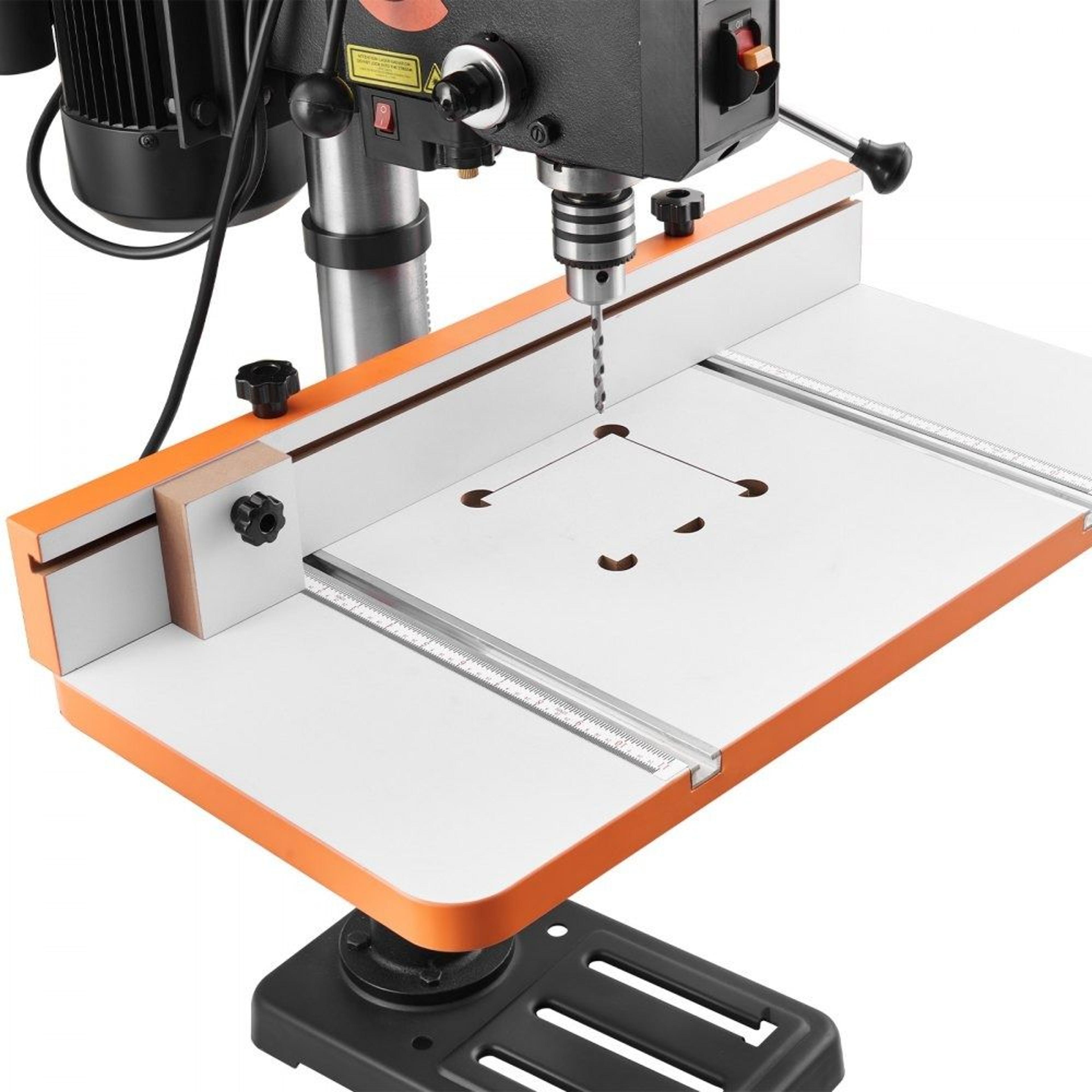 Drill Press Table 24 X 12 Inch With T Slots Adjustable Fence And Stop Block 9