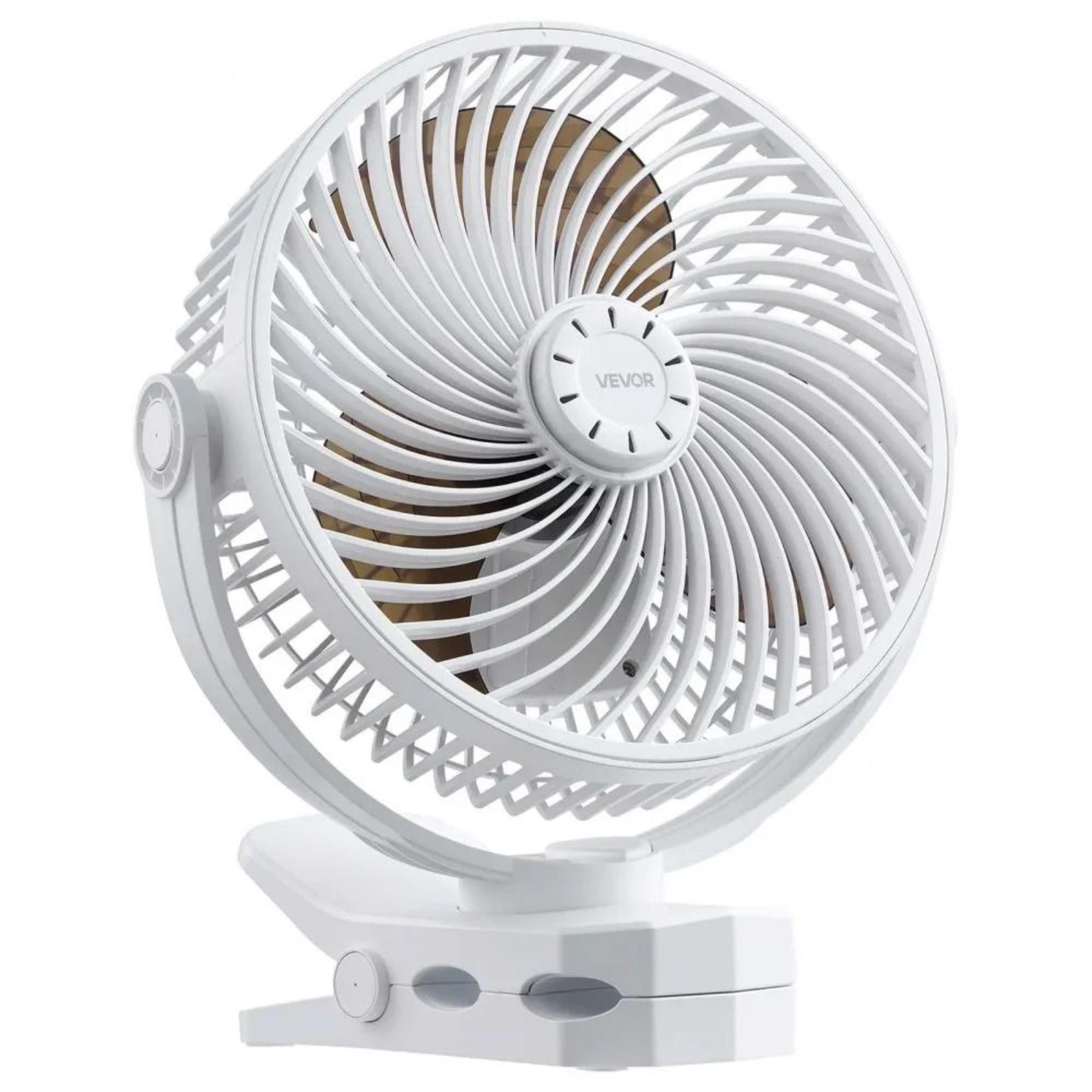 Rechargeable Clip Fan With Strong Airflow Portable Clamp Fan For Desk Office Camping 8