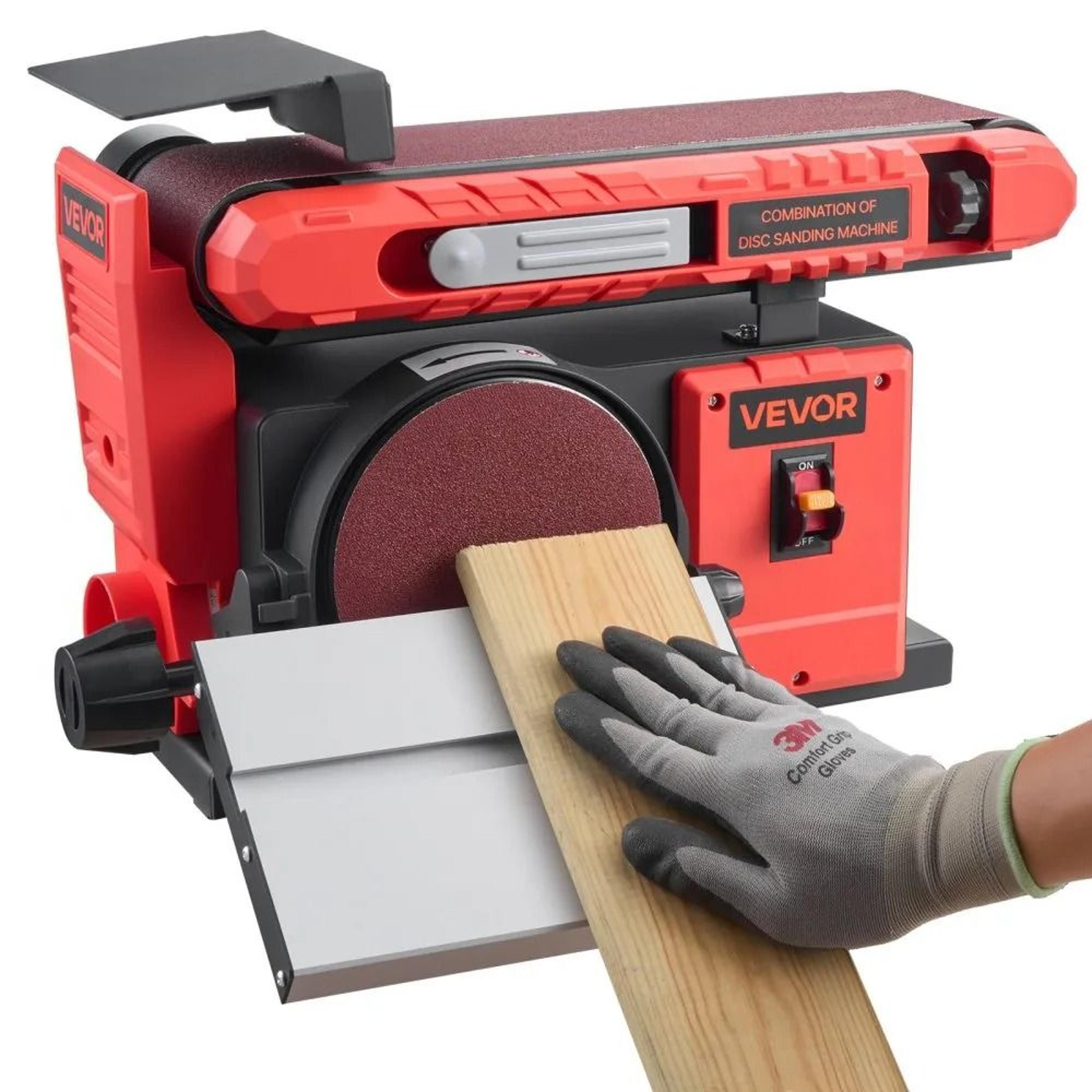 6 Inch Disc Sander And 4 X 36 Inch Belt Sander Combo For Woodworking DIY Projects 9