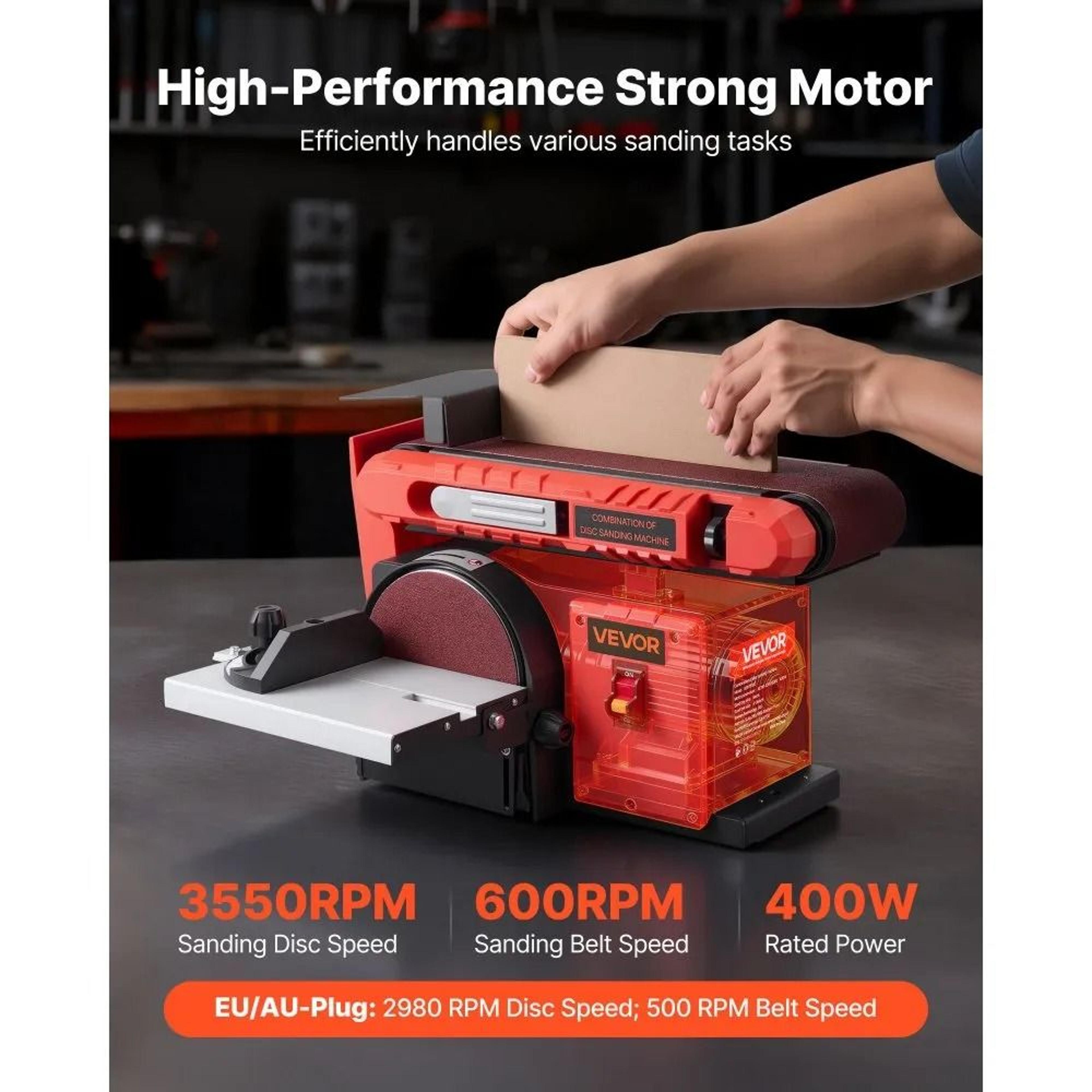 6 Inch Disc Sander And 4 X 36 Inch Belt Sander Combo For Woodworking DIY Projects 1