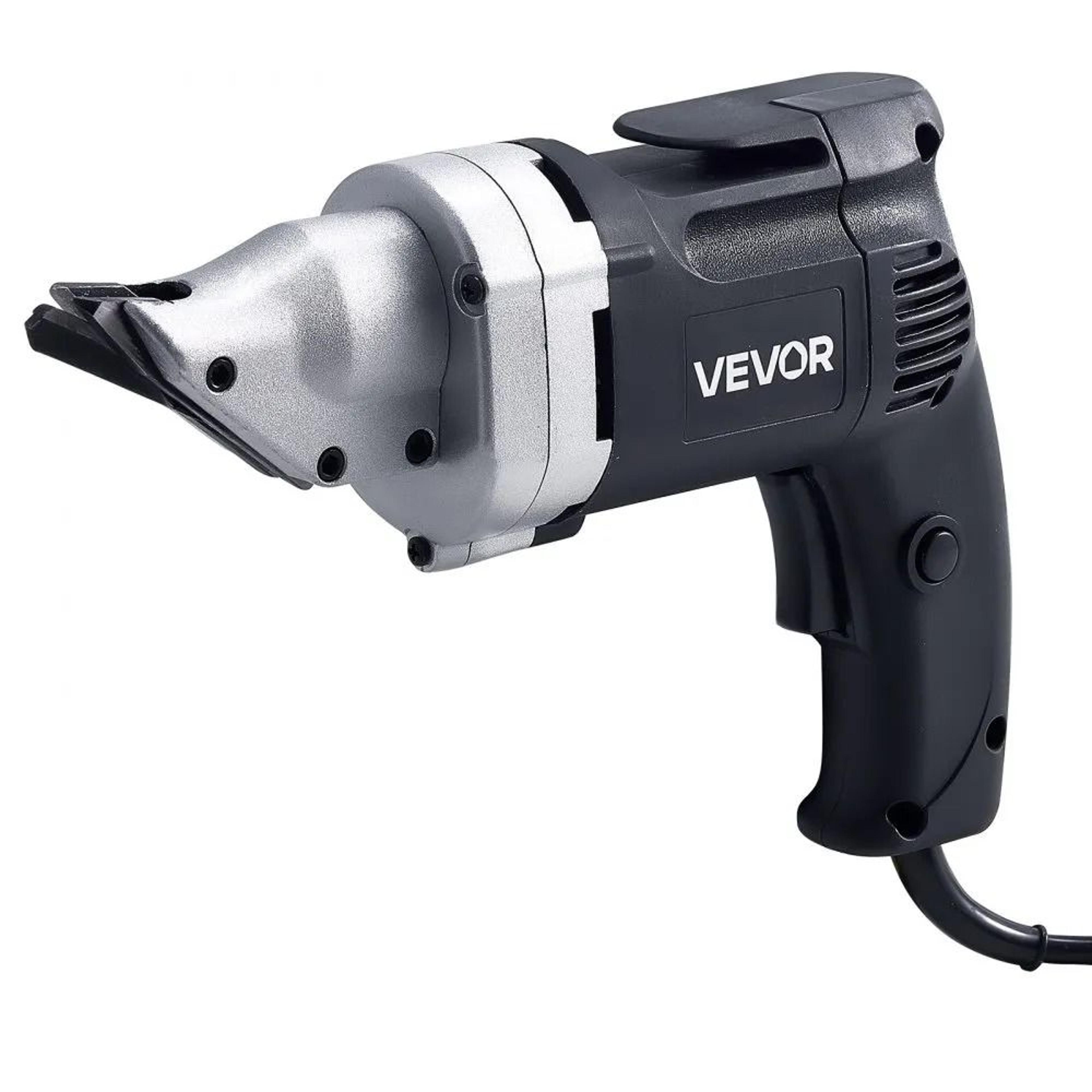 Electric Metal Shear 480W Corded Sheet Metal Cutter With Swivel Head And Variable Speed Control 9