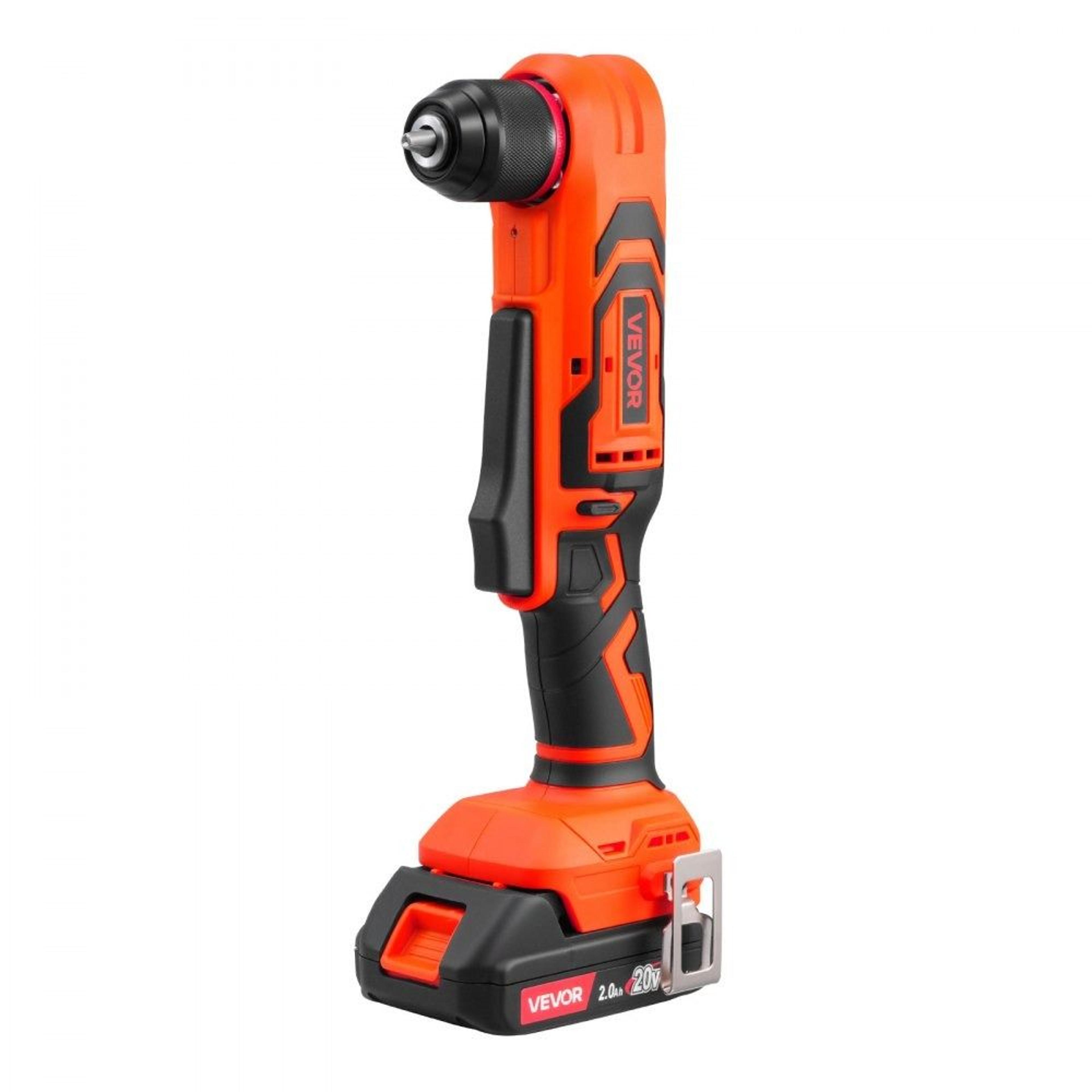 cordless right angle drill 3/8 inch chuck brushless motor 90 degree drill for tight spaces