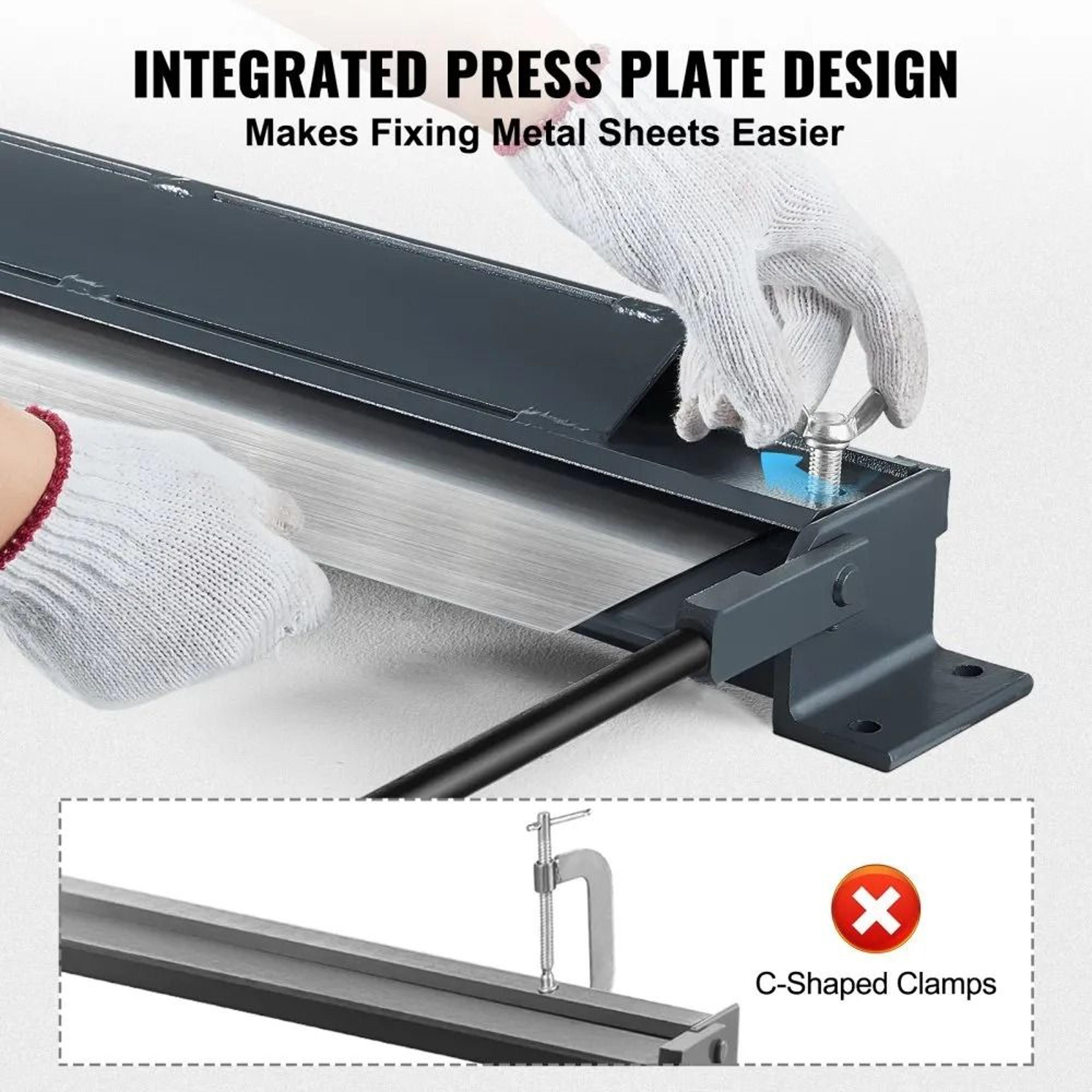 36 Inch Sheet Metal Brake Bender Portable Box And Pan Brake For Metal Fabrication 1
