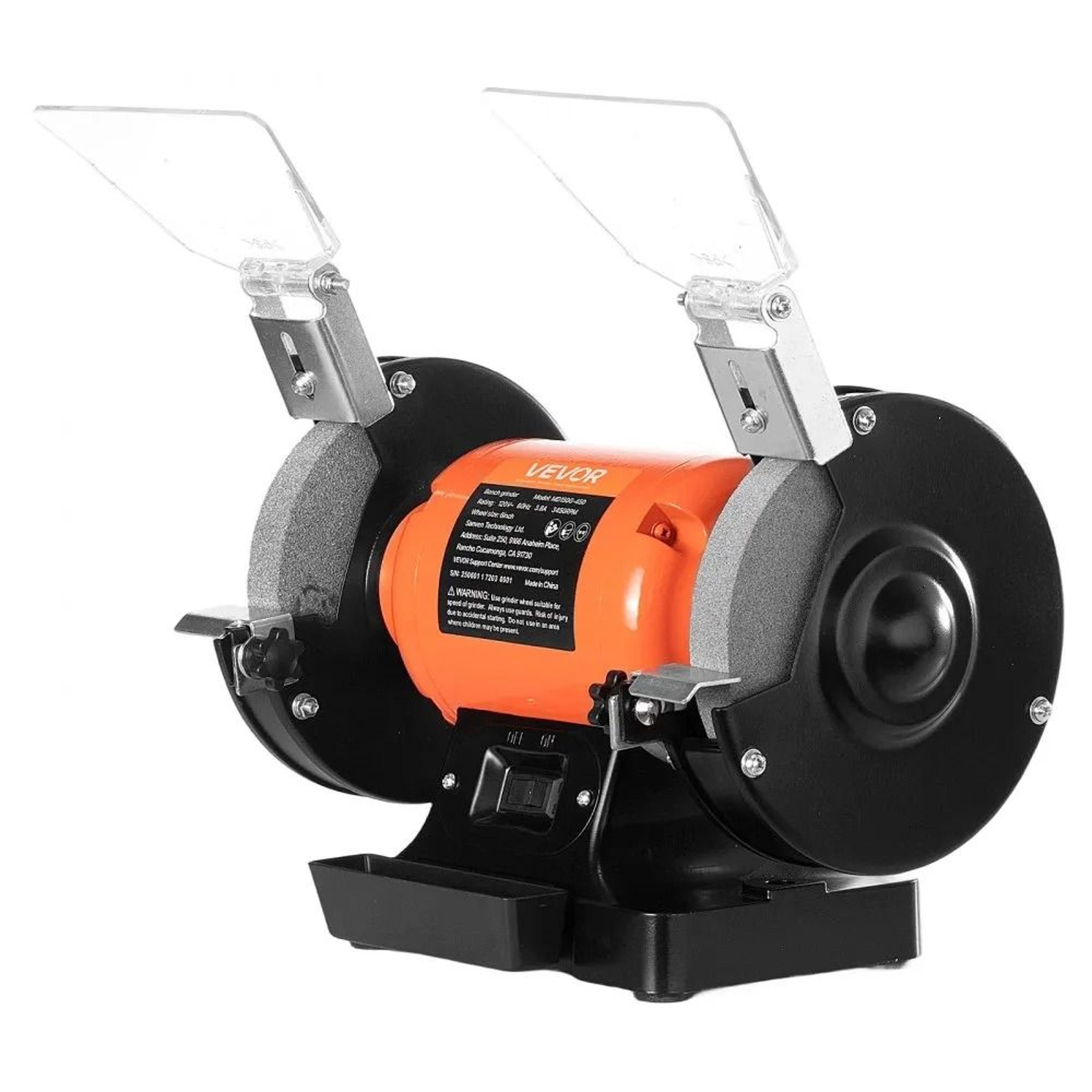 6 Inch Bench Grinder 450W High Speed Tool For Sharpening And Grinding 7