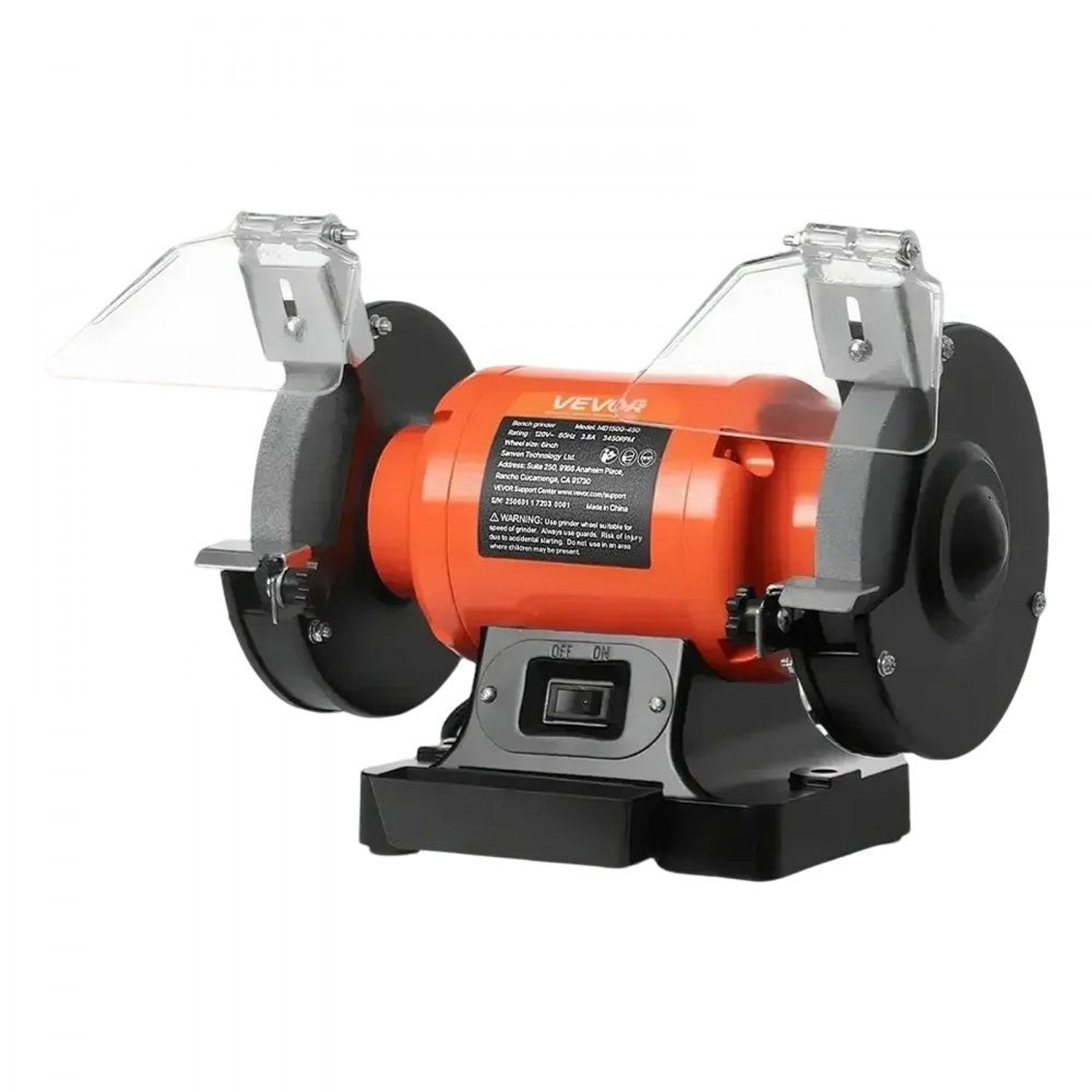 6 inch bench grinder 450w high speed tool for sharpening and grinding
