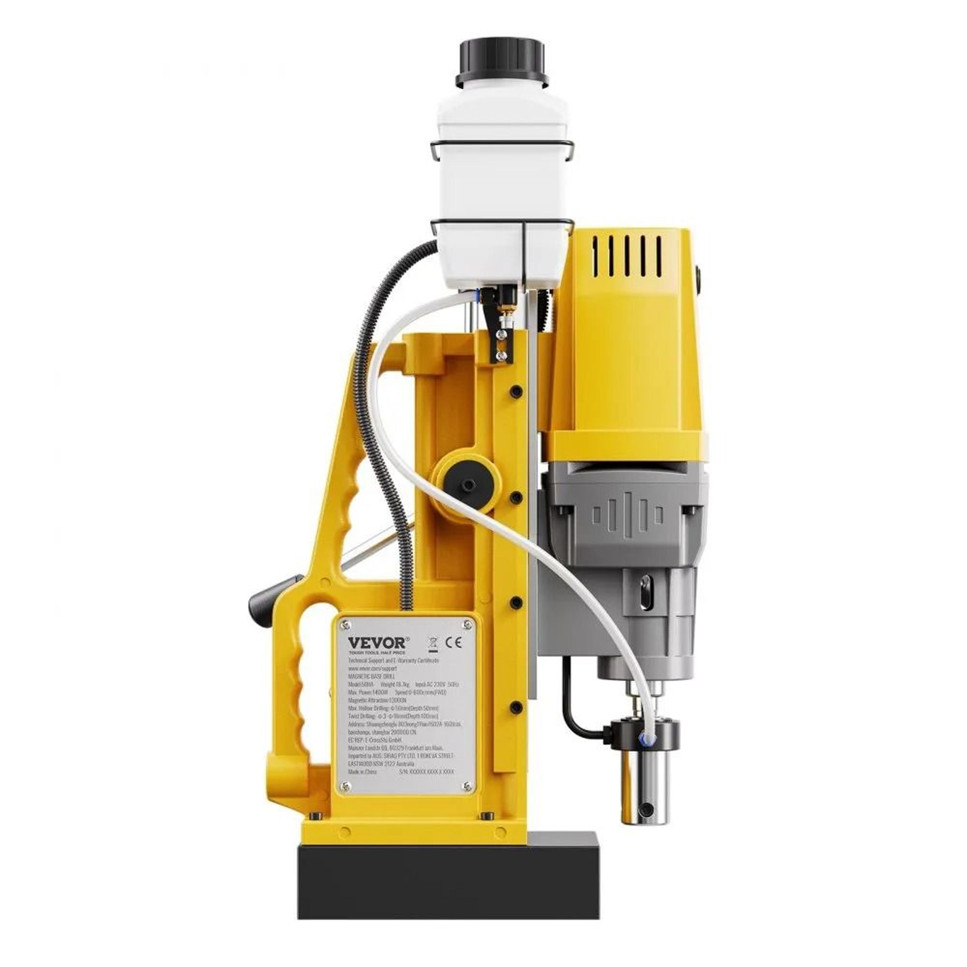1400W Magnetic Drill Press With 2 Inch Coring Capacity Variable Speed 8